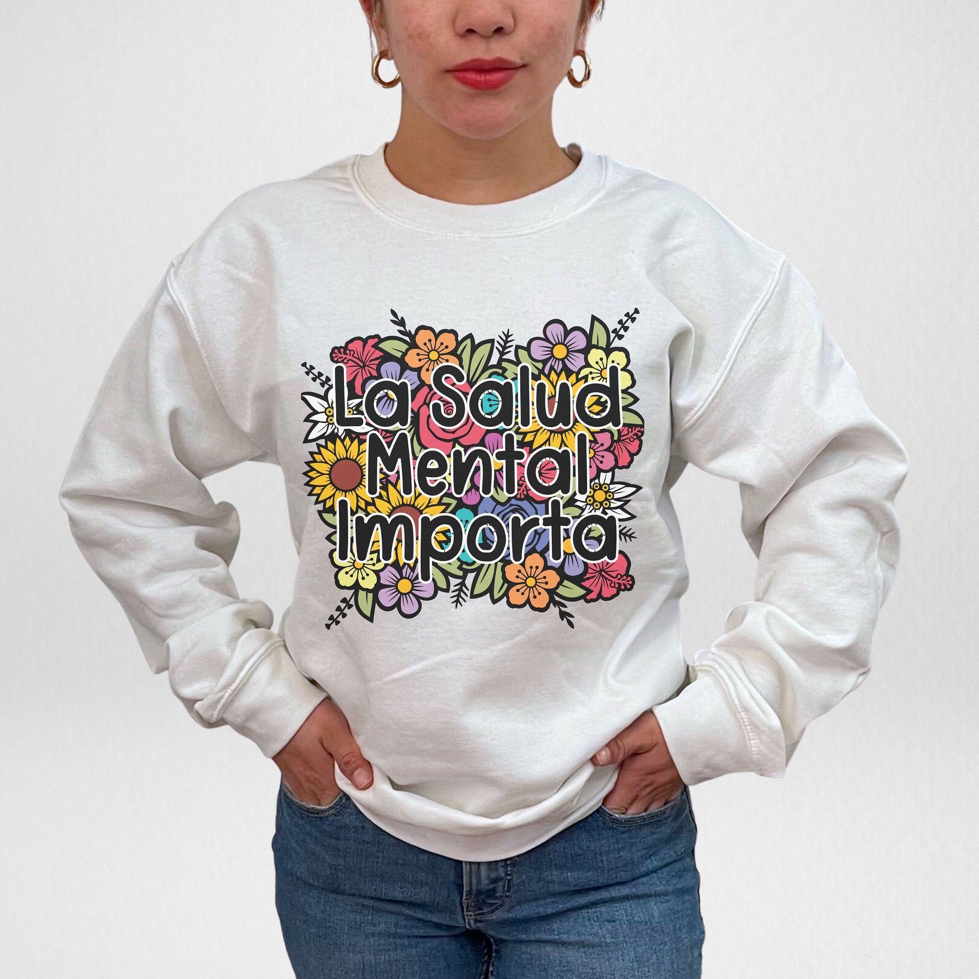 La Salud Mental, Mental Health Matters, Salud Mental, Mental Health Sweatshirt, School Psychologists, Counselor Gifts, Anxiety Sweater