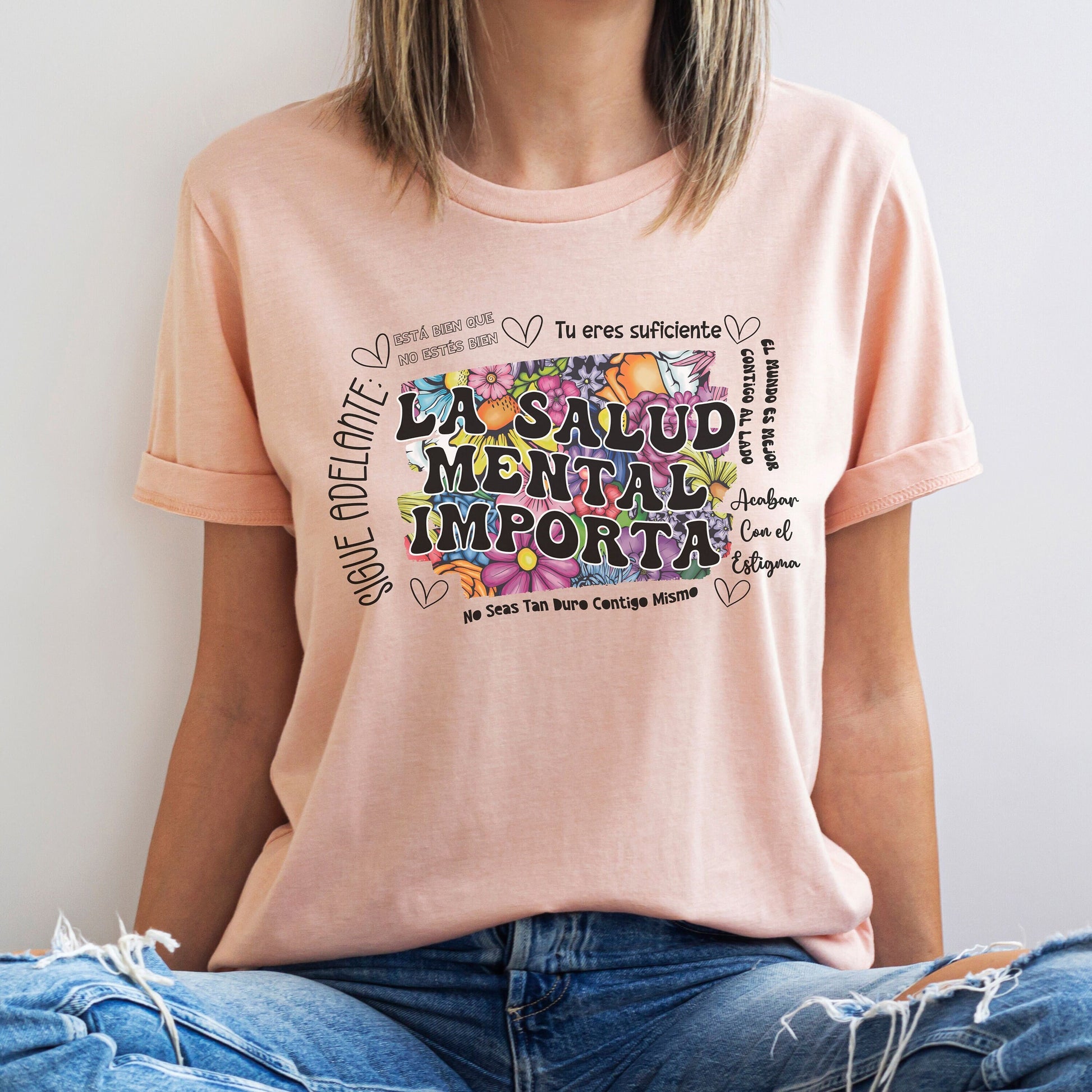 La Salud Mental, Mental Health Matters, Salud Mental, Mental Health Quote T-Shirt, School Psychologists, Counselor Gifts, Anxiety Shirt