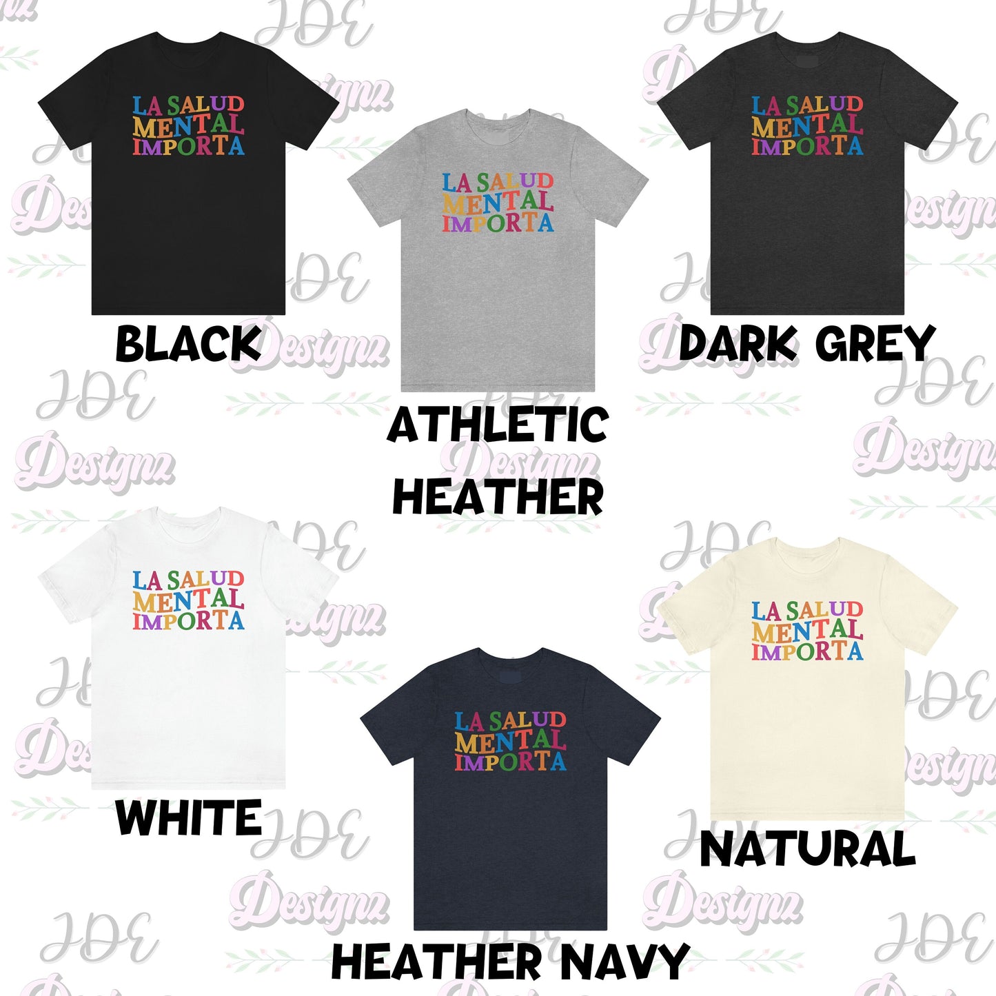 La Salud Mental, Mental Health Matters, Salud Mental, Mental Health Quote T-Shirt, School Psychologists, Counselor Gifts, Anxiety Shirt