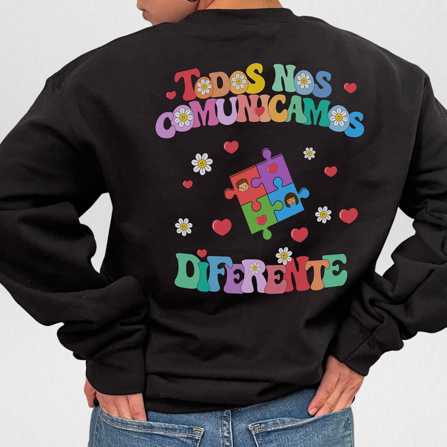 Autismo Sweatshirt, Sudadera Autismo, Autism Awareness Sweater, Amo a Alguien Con Autismo, Neurodiversity Sweater, Special Education Sweater