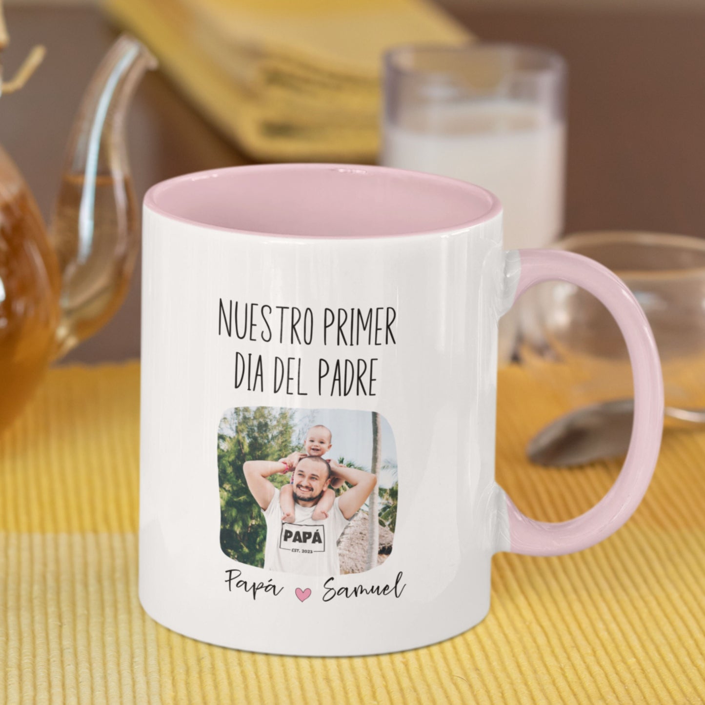 Dia Del Padre, Taza Personalizada, Vaso Para Papá, Fathers Day Gift, Fathers Day Mug, Feliz Dia De Padre, Nuevo Papá, Papá Regalo