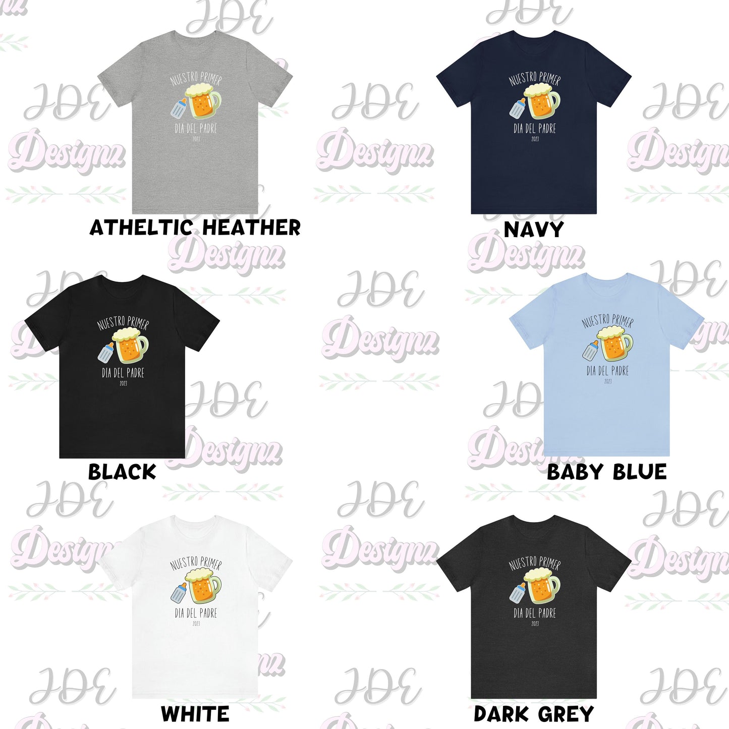 Nuestro Primer Dia Del Padre, Dia Del Padre, Papá Tee Regalo, Regalo Papa, Fathers Day Gift, Fathers Day Shirt, Feliz Dia De Padre, Papá