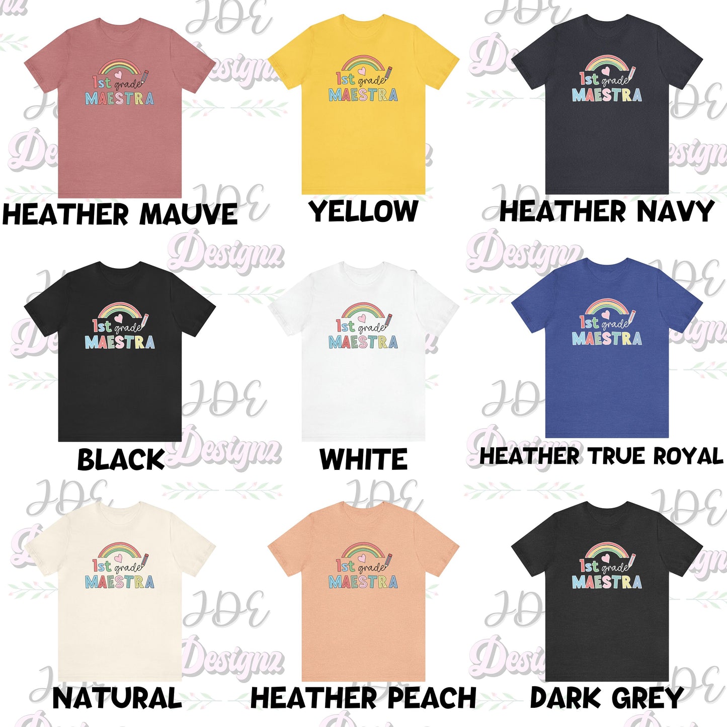 Primer Grado, Maestra Primer Grado, Camisas De Maestra, Maestra Español, Maestra Bilingue, Maestra Shirt, Maestra Gift, First Grade