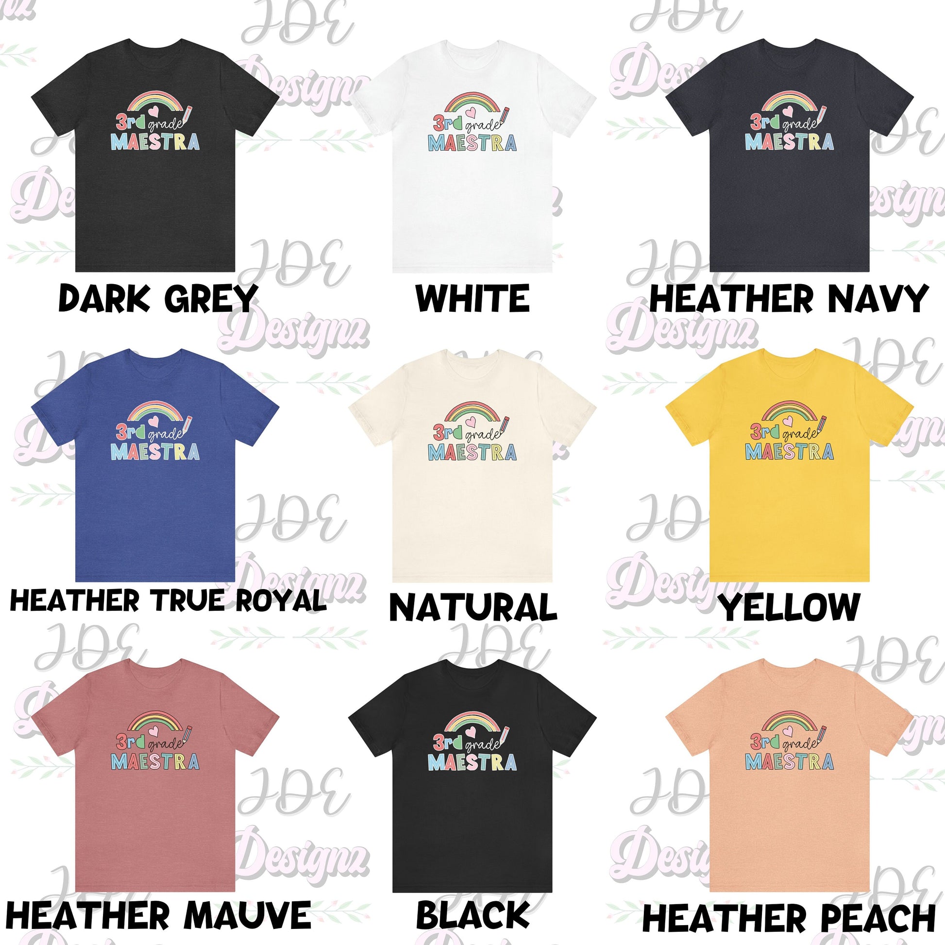 Tercer Grado, Maestra Tercer Grado, Camisas De Maestra, Maestra Español, Maestra Bilingue, Maestra Shirt, Maestra Gift, 3rd Grade