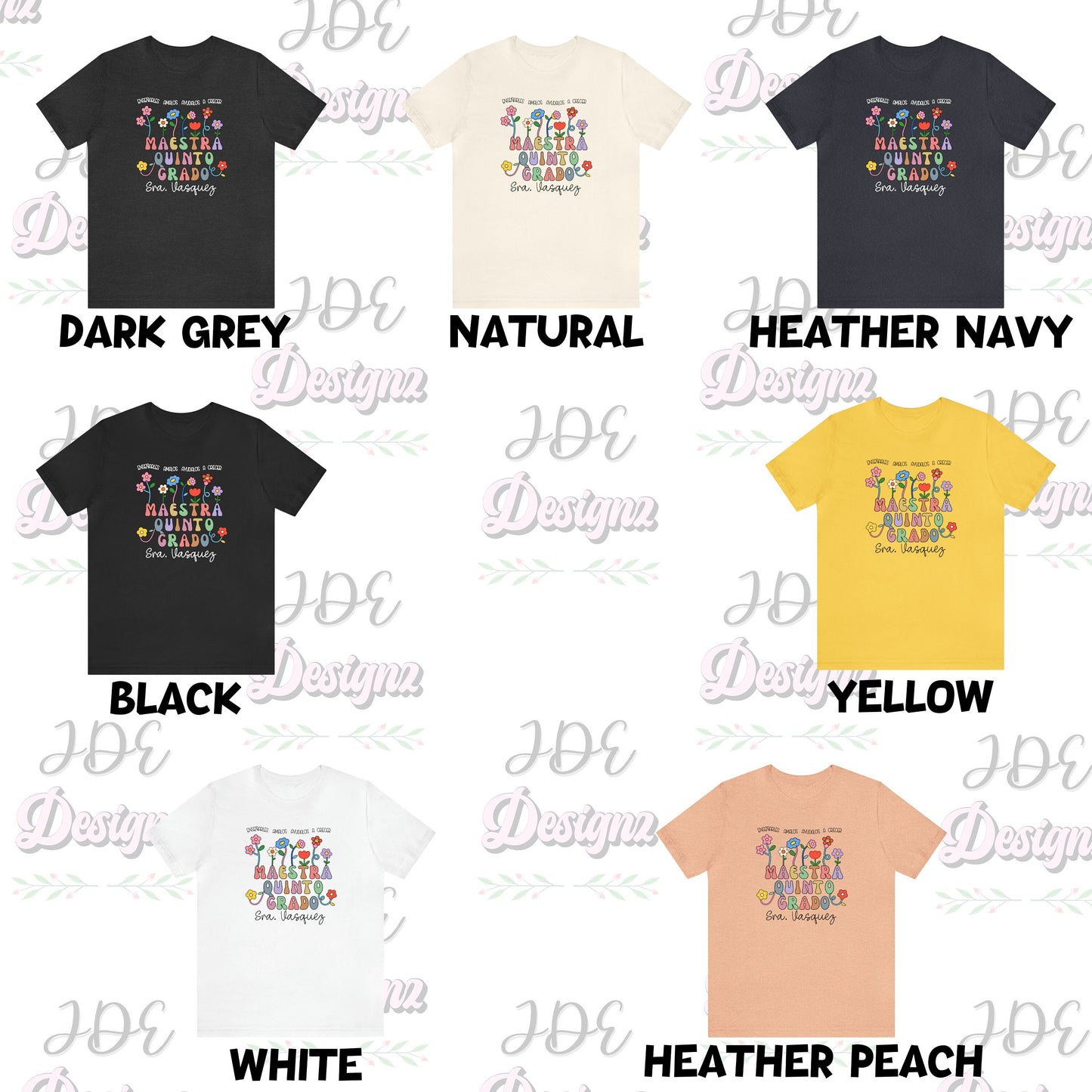Quinto Grado, Maestra Quinto Grado, Camisas De Maestra, Maestra Español, Maestra Bilingue, Camiseta Personalizada, 5th Grade Teacher