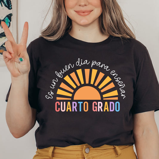 Cuarto Grado, Maestra Cuarto Grado, Camisas De Maestra, Maestra Español, Maestra Shirt, Maestra Gift, 4th Grade Teacher Shirt, 4th Grade