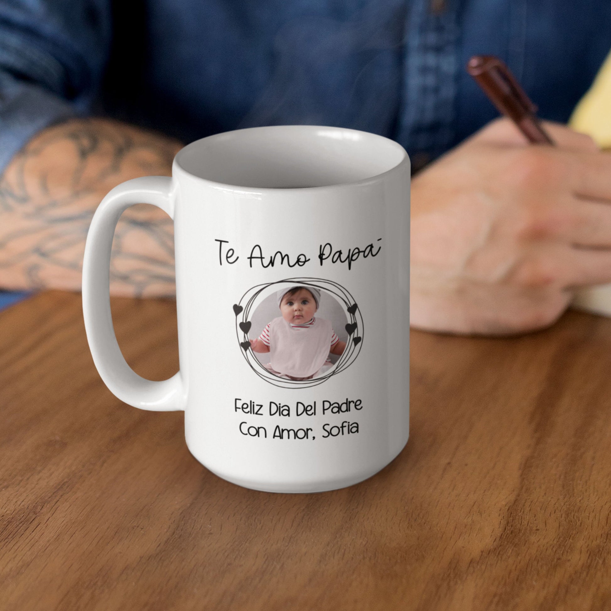 Dia Del Padre, Taza Personalizada, Vaso Para Papá, Fathers Day Gift, Fathers Day Mug, Feliz Dia De Padre, Nuevo Papá, Papá Regalo