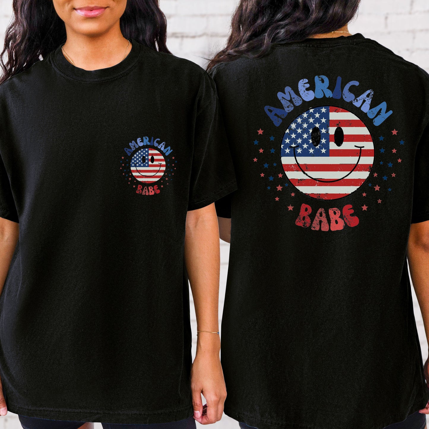 American Babe, Retro America T Shirt, Fourth Of July T Shirt, 4th Of July Shirt, Merica Shirt, 4th Of July Women, USA Tshirt, USA Shirt