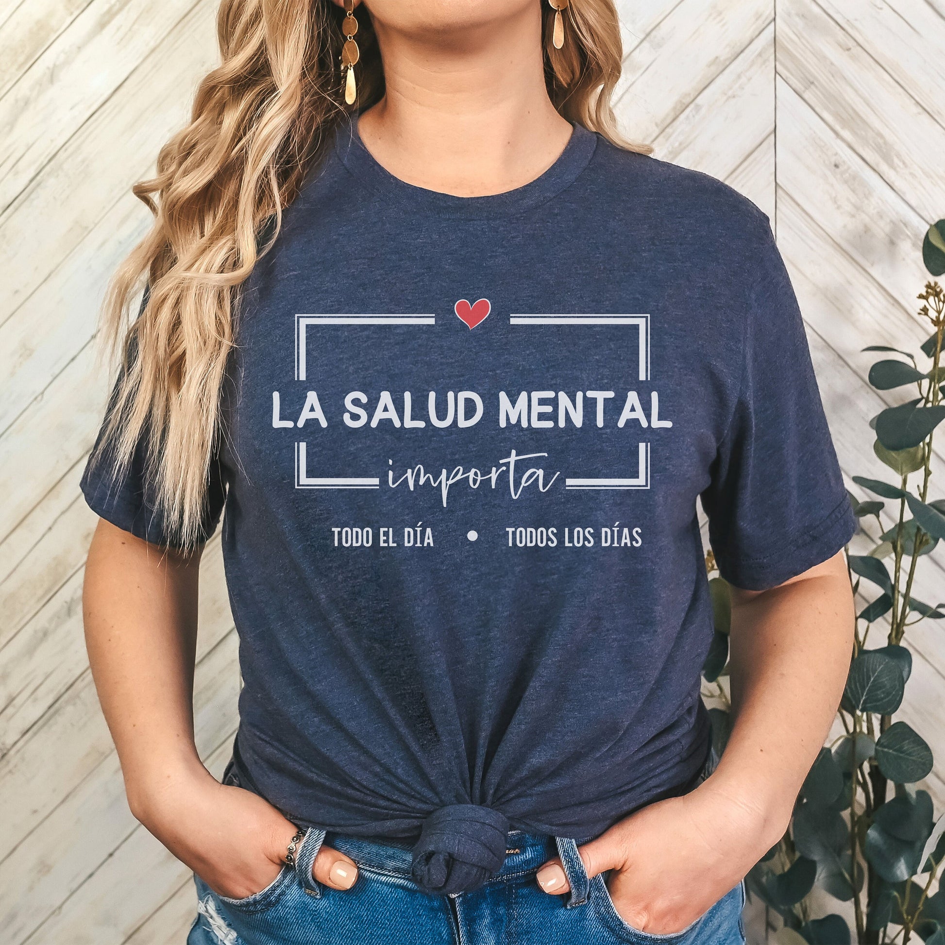 La Salud Mental, Mental Health Matters, Salud Mental, Mental Health Quote T-Shirt, School Psychologists, Counselor Gifts, Anxiety Shirt