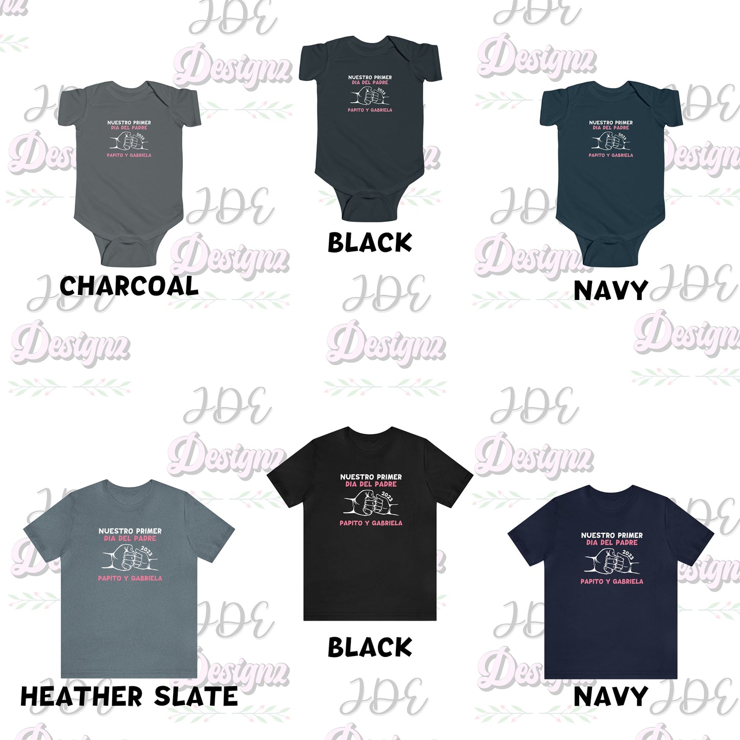 Nuestro Primer Dia Del Padre, Dia Del Padre, Papá Tee Regalo, Regalo Papa, Fathers Day Gift, Fathers Day Shirt, Feliz Dia De Padre, Papá