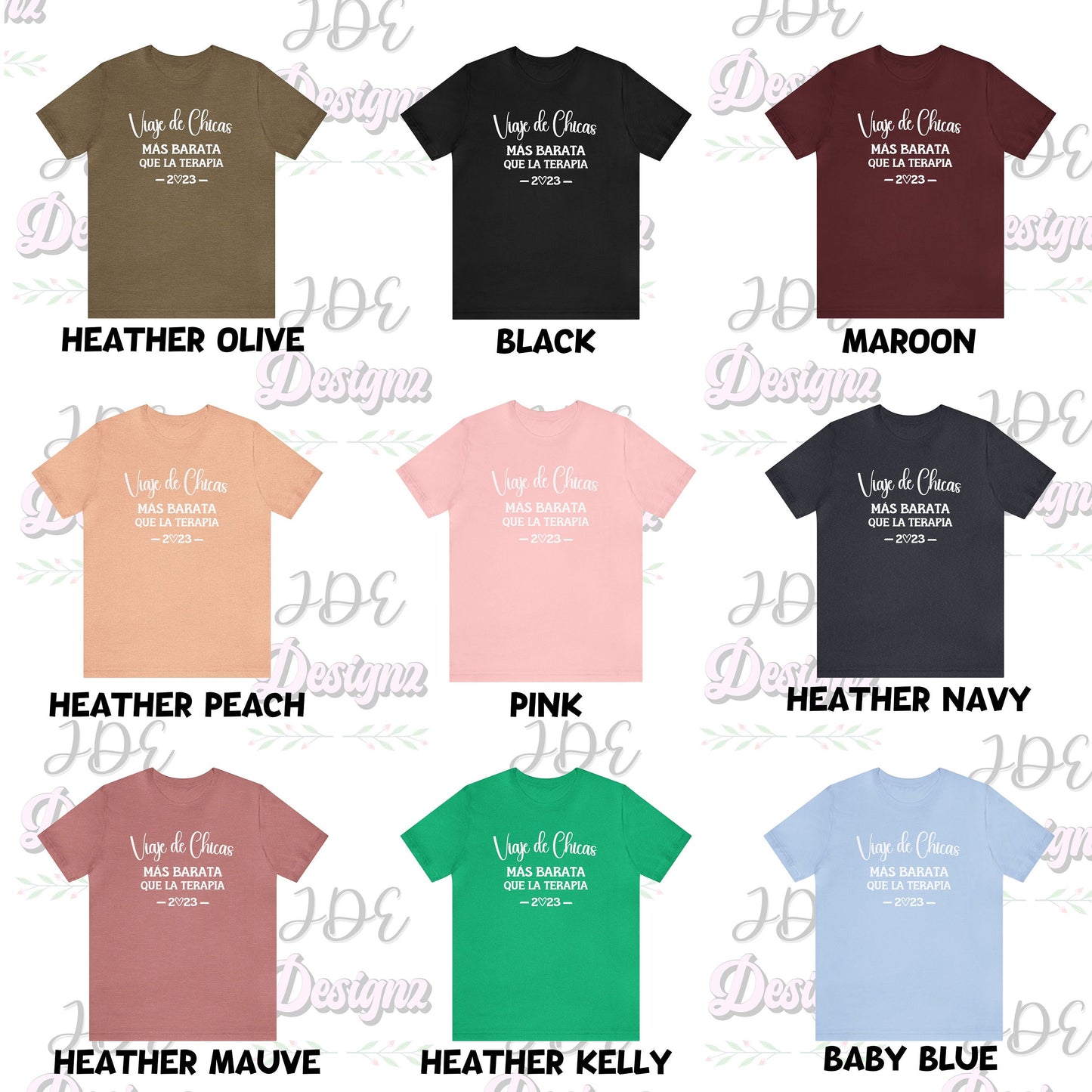 Viaje De Chicas, Girls Trip Tshirt, Girls Weekend Shirt, Girls Night Out Shirt, Girls Vacation Tshirt, Besties Shirt, Girls Trip 2023 Shirt