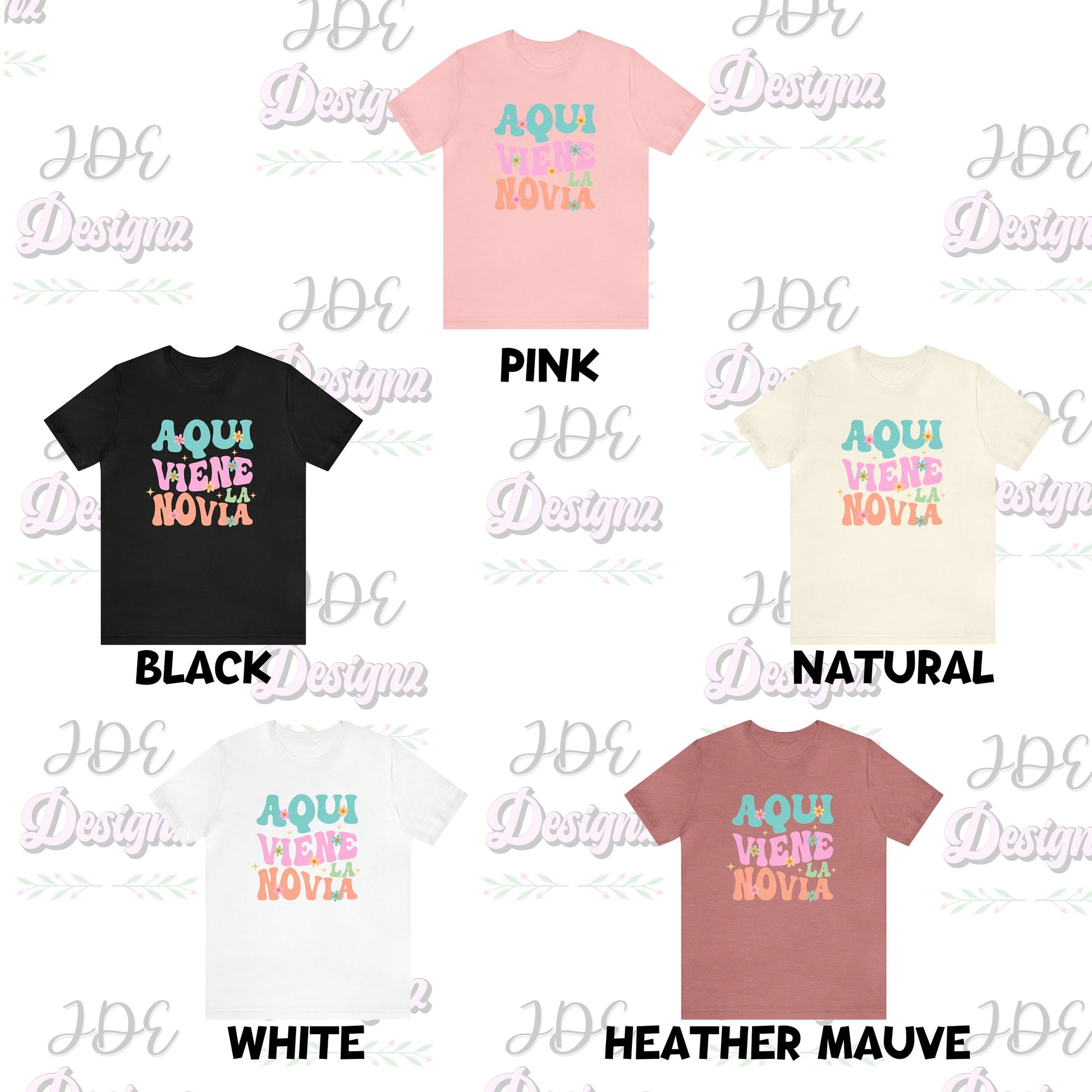 Aqui Viene La Novia, Despedida Soltera, Latina Bride, Spanish Bride, Bachelorette Party, Dama De Honor, Wife Of The Party, Despedida