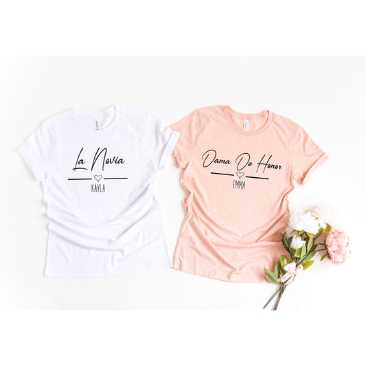 La Novia, Despedida Soltera, Latina Bride, Spanish Bride, Bachelorette Party, We Like To Party, Wife Of The Party, Despedida, Dama De Honor