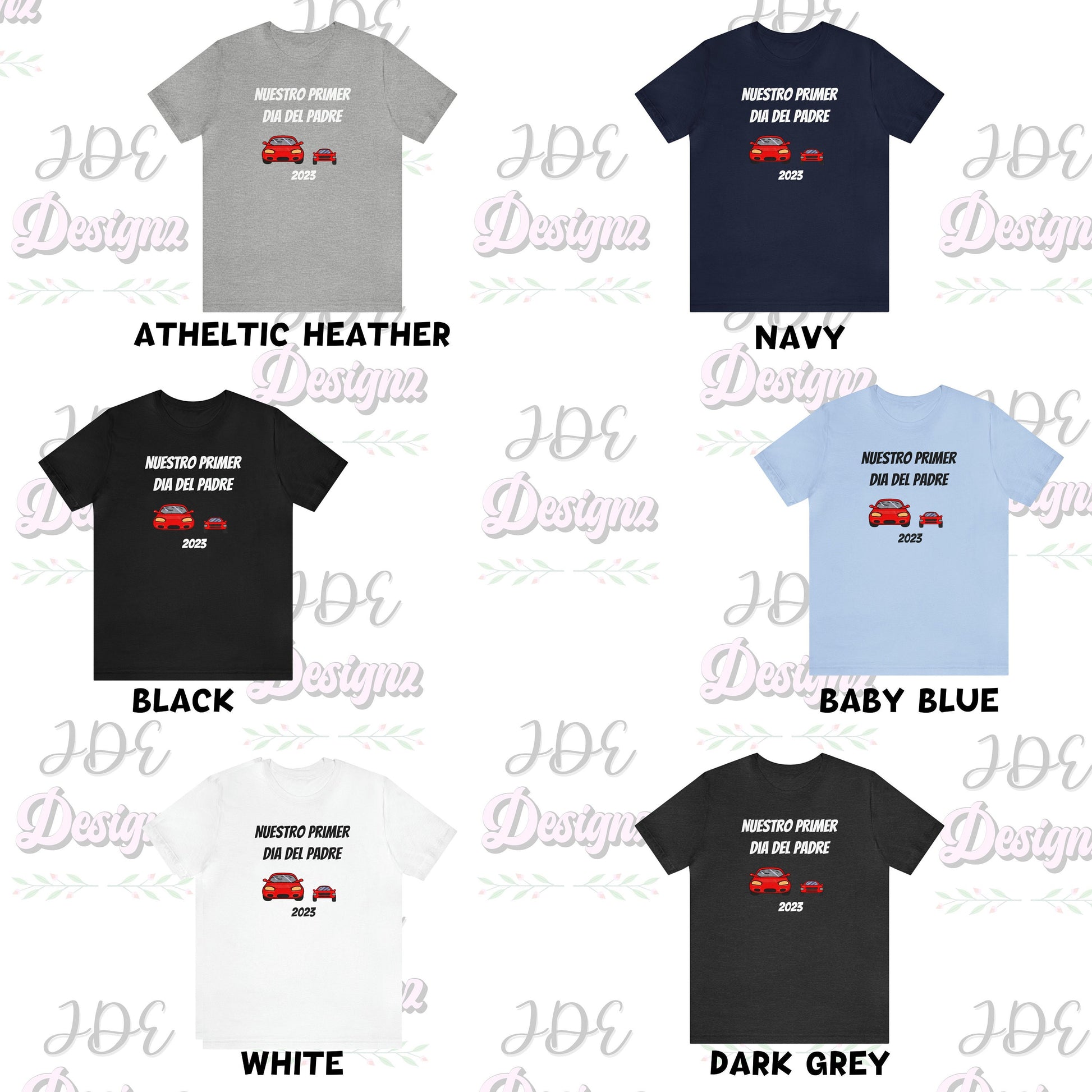 Nuestro Primer Dia Del Padre, Dia Del Padre, Papá Tee Regalo, Regalo Papa, Fathers Day Gift, Fathers Day Shirt, Feliz Dia De Padre, Papá