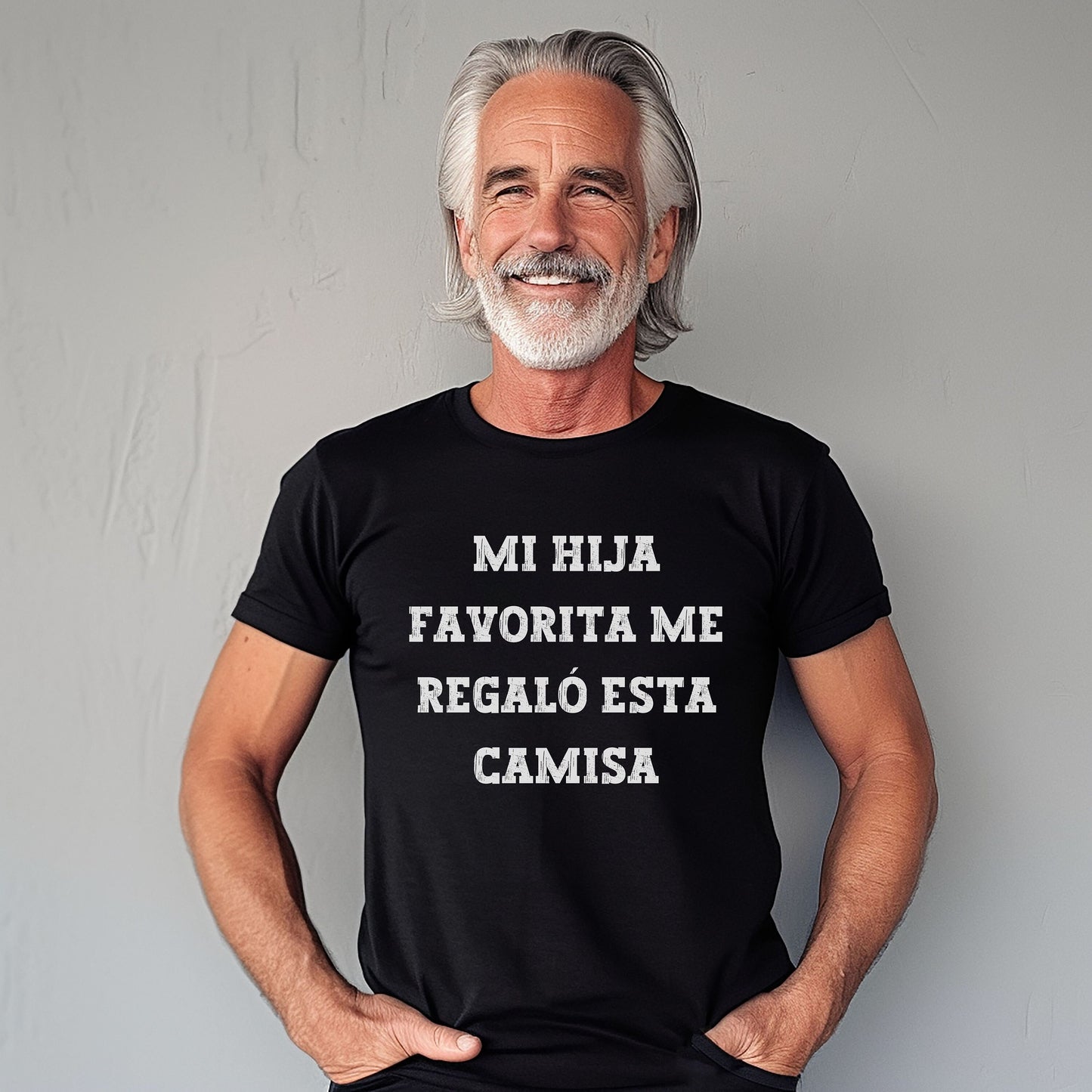 Mi Hija Me Regalo Esta Camisa, Regalo Papá, Regalo Para Abuelo, Dia Del Padre Regalo, Funny Men's Shirts, Father Day Gift From Daughter