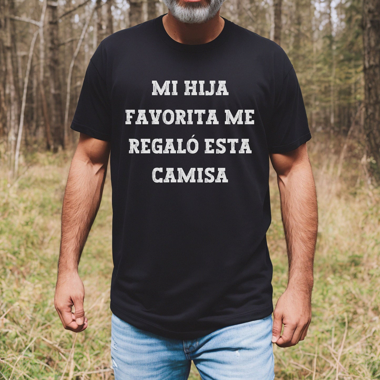 Mi Hija Me Regalo Esta Camisa, Regalo Papá, Regalo Para Abuelo, Dia Del Padre Regalo, Funny Men's Shirts, Father Day Gift From Daughter