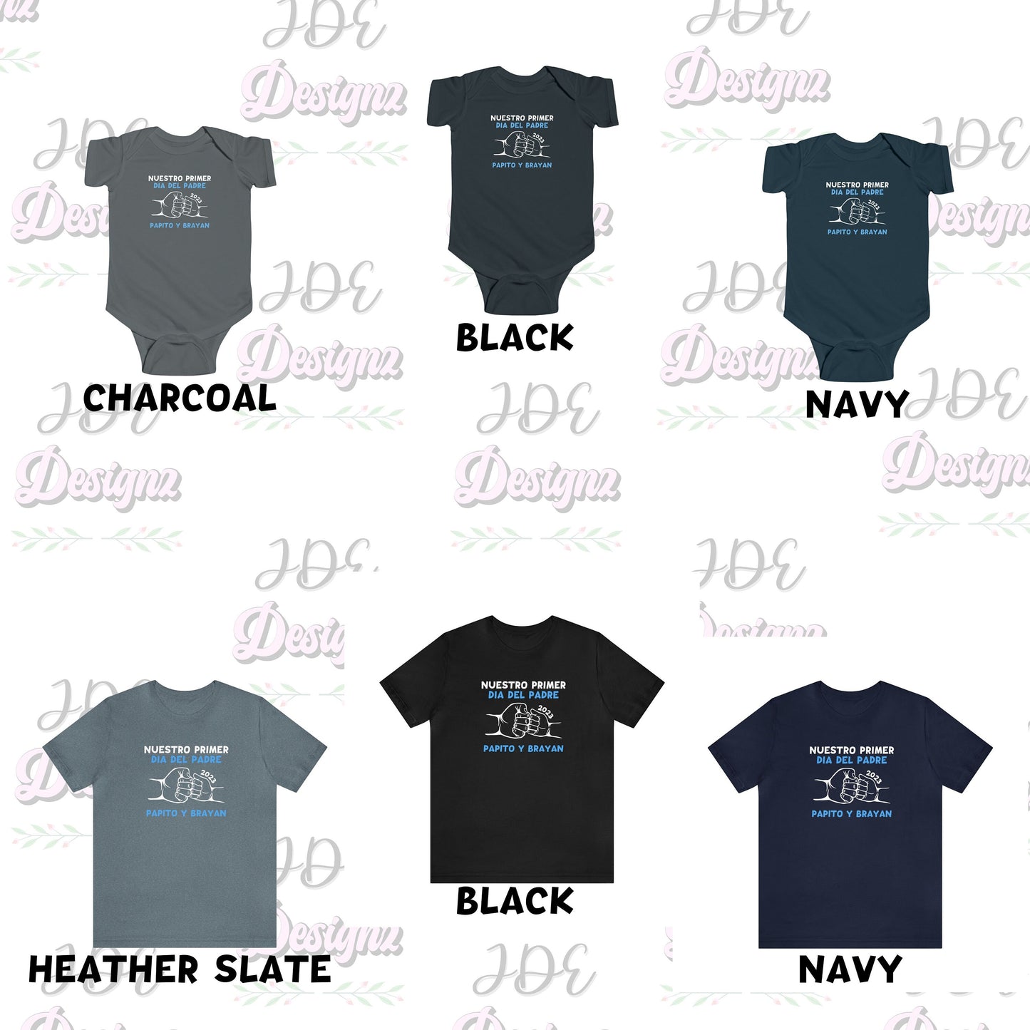 Nuestro Primer Dia Del Padre, Dia Del Padre, Papá Tee Regalo, Regalo Papa, Fathers Day Gift, Fathers Day Shirt, Feliz Dia De Padre, Papá