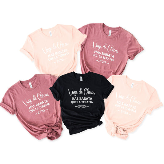 Viaje De Chicas, Girls Trip Tshirt, Girls Weekend Shirt, Girls Night Out Shirt, Girls Vacation Tshirt, Besties Shirt, Girls Trip 2023 Shirt