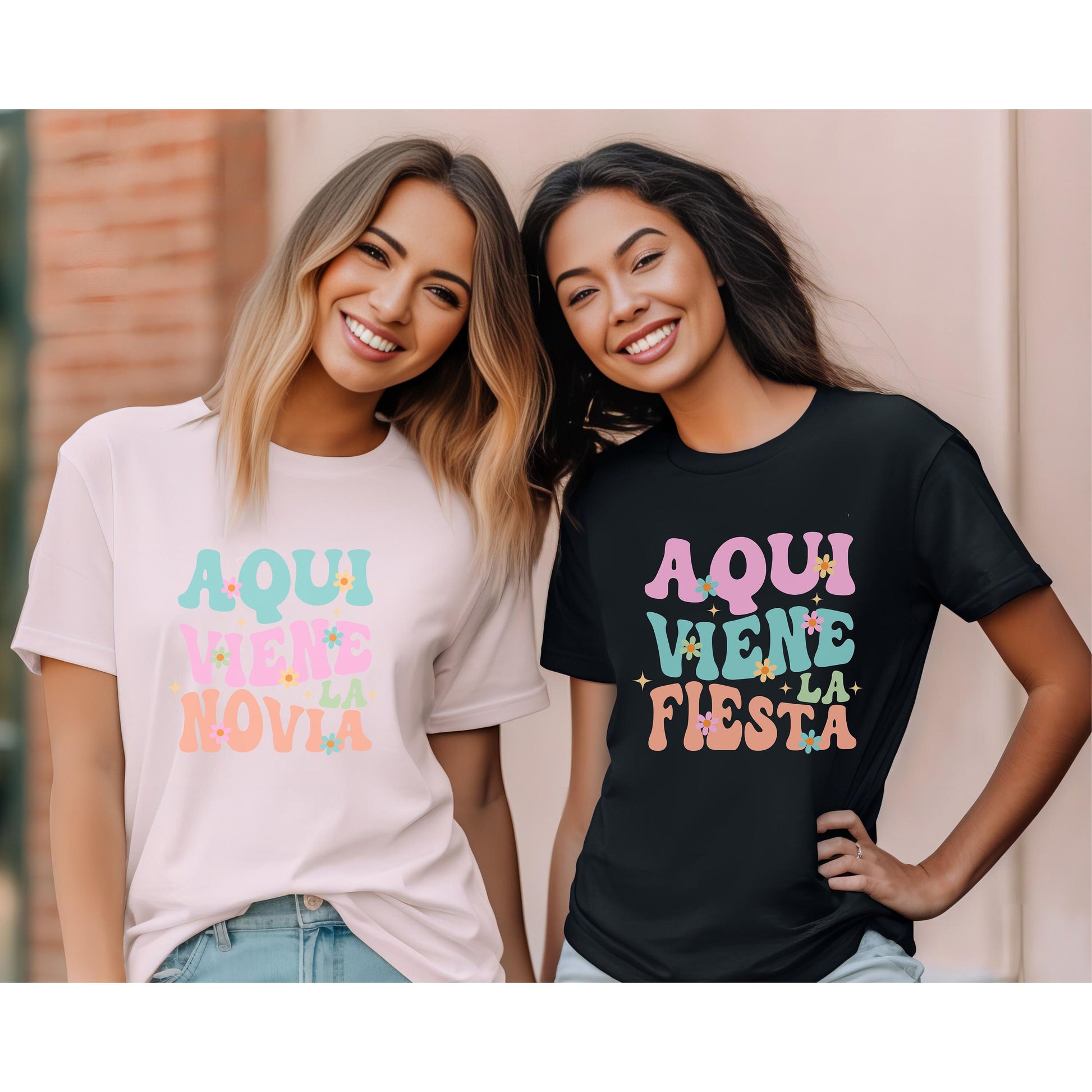 Aqui Viene La Novia, Despedida Soltera, Latina Bride, Spanish Bride, Bachelorette Party, Dama De Honor, Wife Of The Party, Despedida