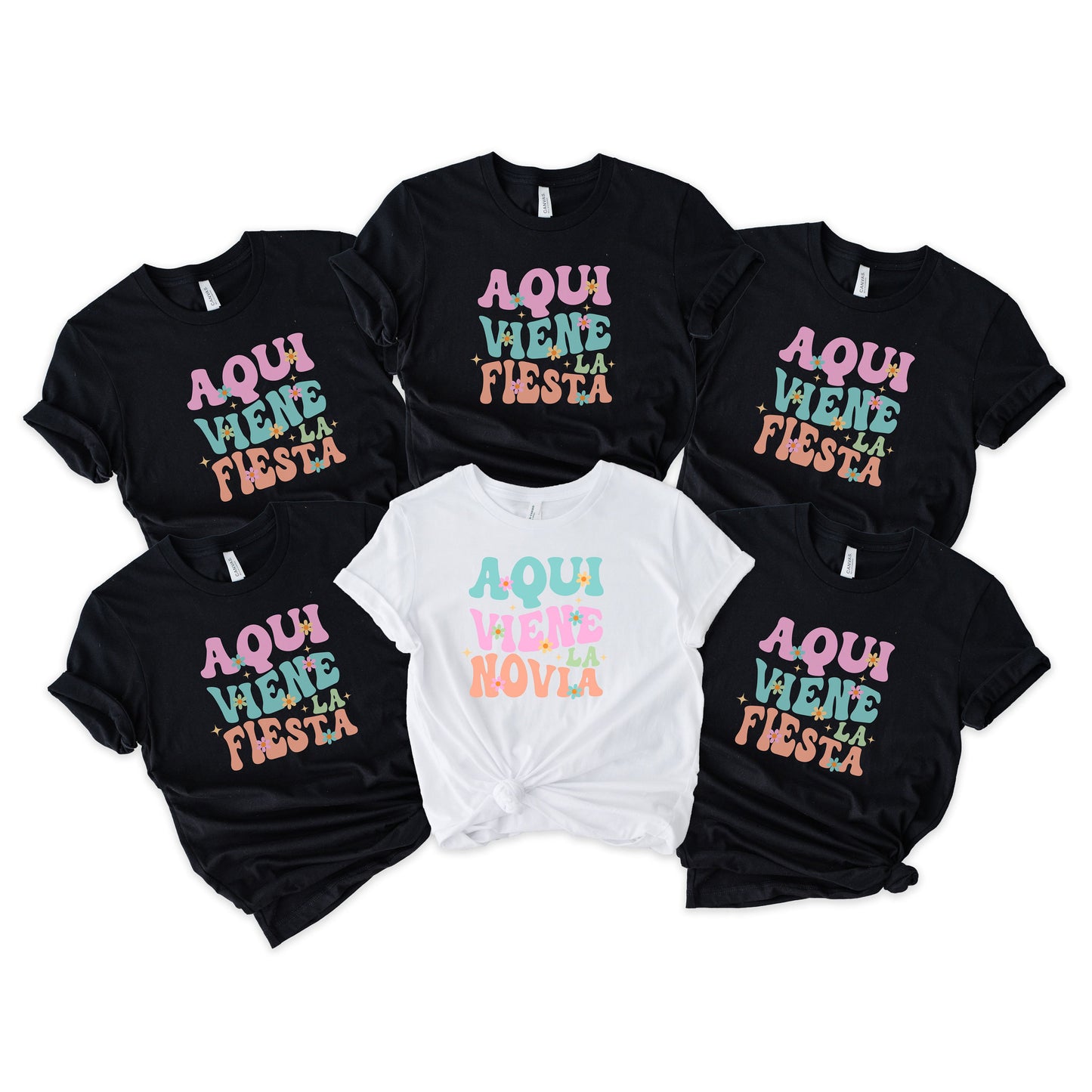 Aqui Viene La Novia, Despedida Soltera, Latina Bride, Spanish Bride, Bachelorette Party, Dama De Honor, Wife Of The Party, Despedida