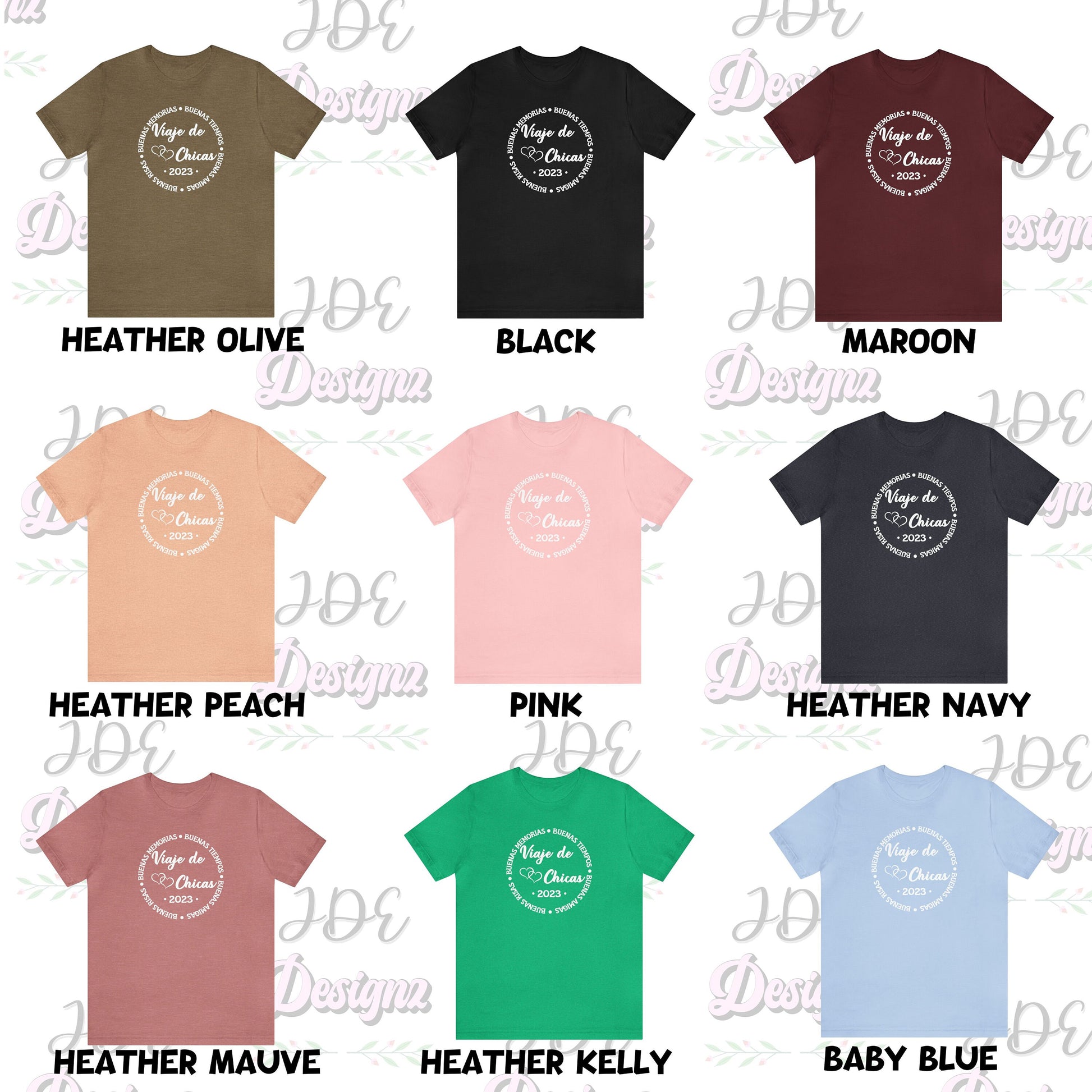Viaje De Chicas, Girls Trip Tshirt, Girls Weekend Shirt, Girls Night Out Shirt, Girls Vacation Tshirt, Besties Shirt, Girls Trip 2023 Shirt