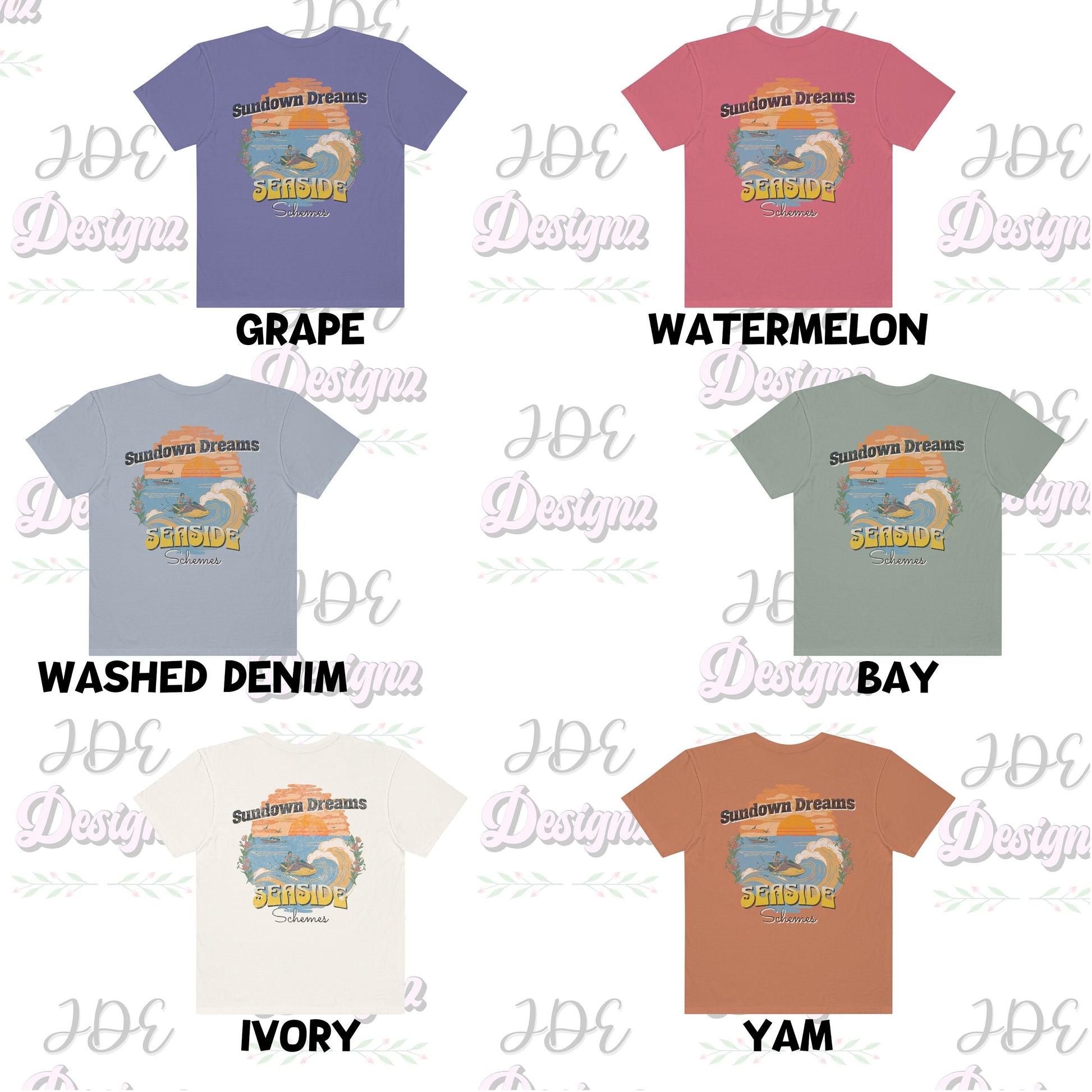 Sundown Dreams Seaside Schemes, Happiness Comes In Waves, Trendy T Shirts For Women, Summer Vibes Shirt, Comfort Colors Tshirts, Bestfriend