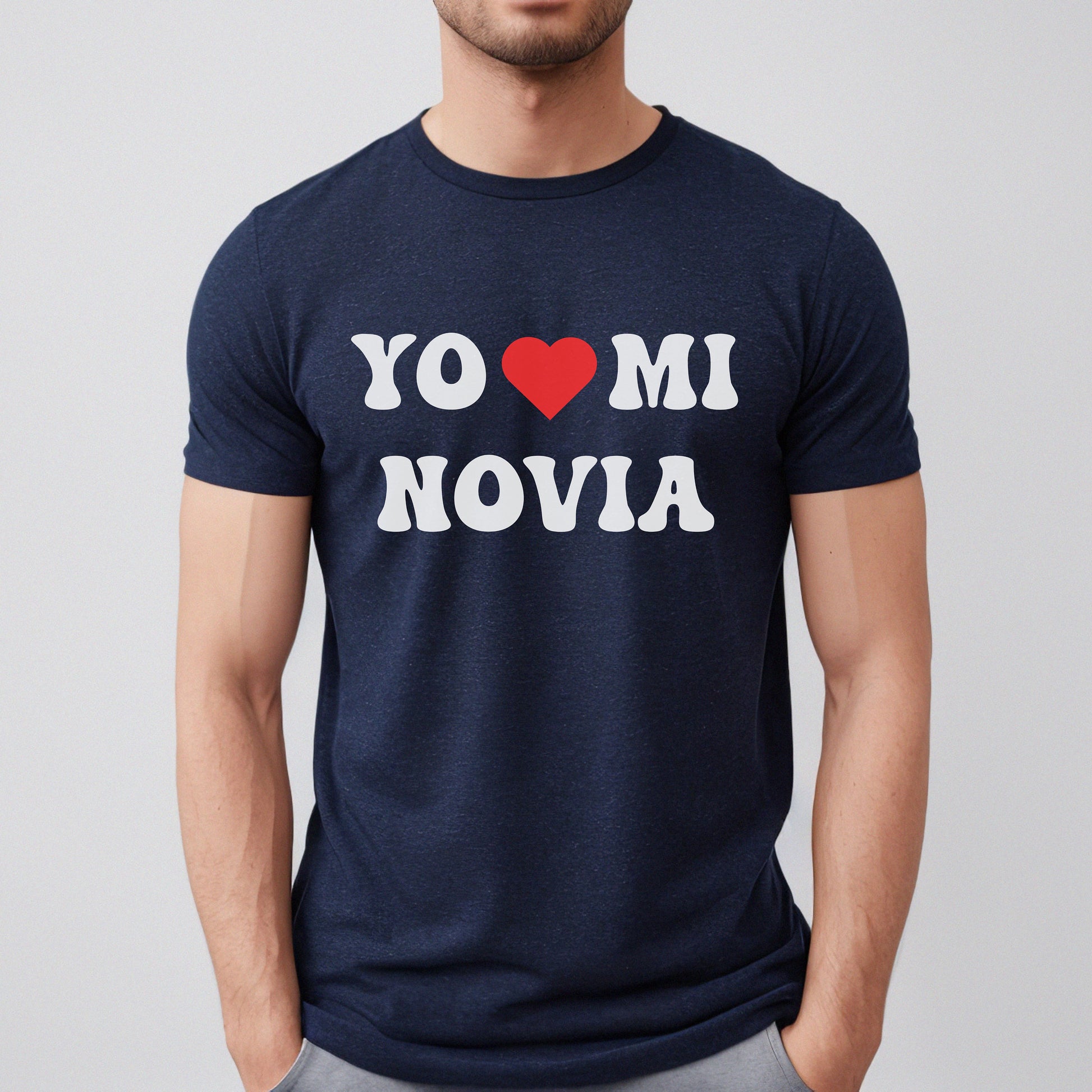 Yo Amo Mi Novia, Camiseta Para Novio, I Love My Girlfriend, Camisa Personalizada