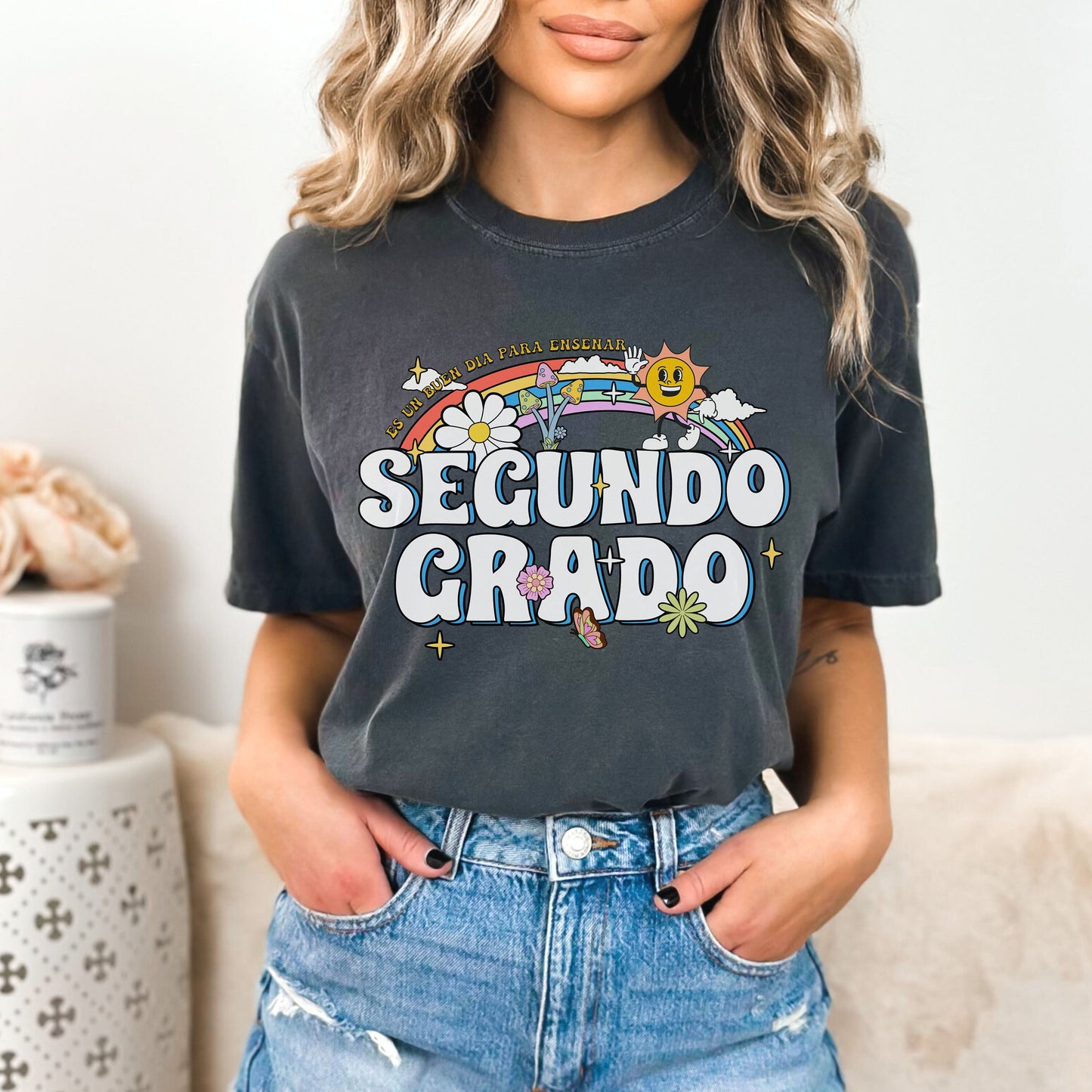 Segundo Grado, Maestra Segundo Grado, Camisas De Maestra, Maestra Español, Maestra Bilingue, Maestra Shirt, Maestra Gift, Second Grade