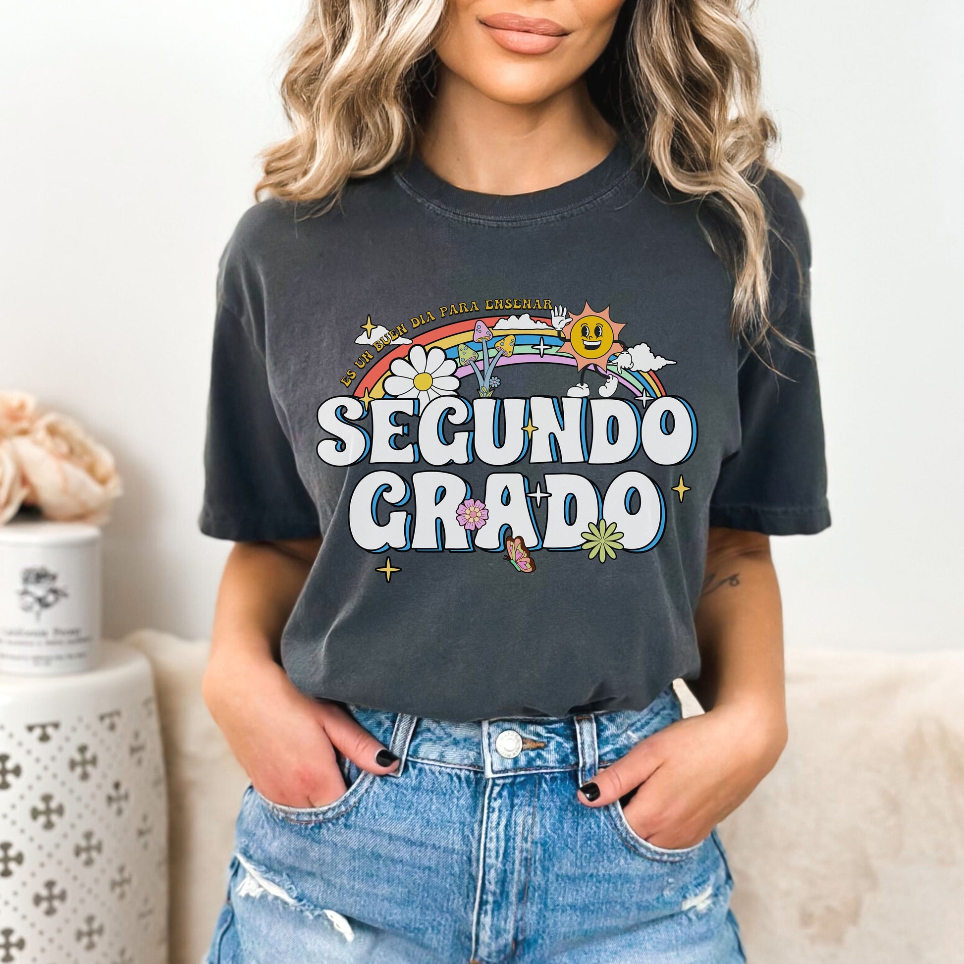 Segundo Grado, Maestra Segundo Grado, Camisas De Maestra, Maestra Español, Maestra Bilingue, Maestra Shirt, Maestra Gift, Second Grade