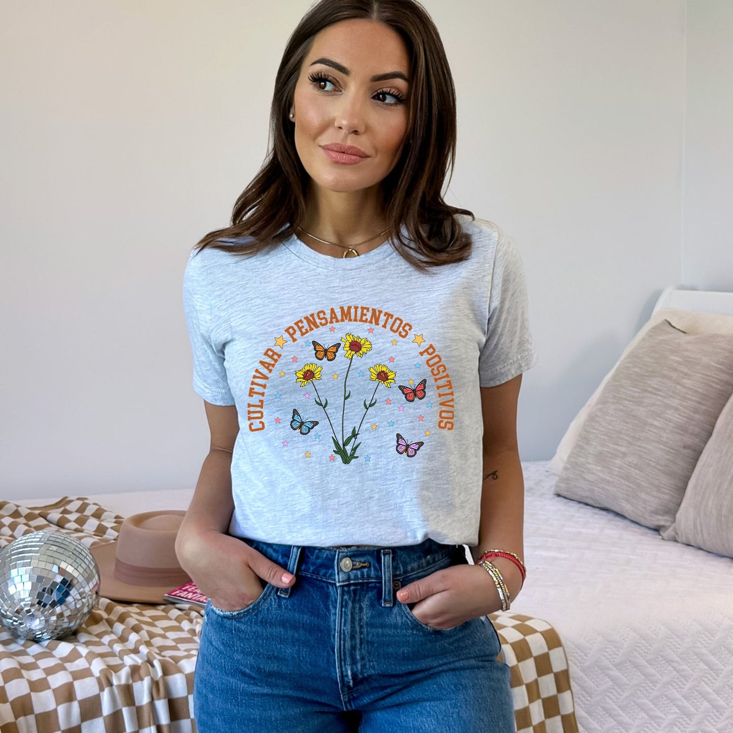 Cultivar Pensamientos Positivos, Grow Positive Thoughts TShirt, You Matter To Me Shirt, Salud Mental, Mental Health Matters, Anxiety Shirt