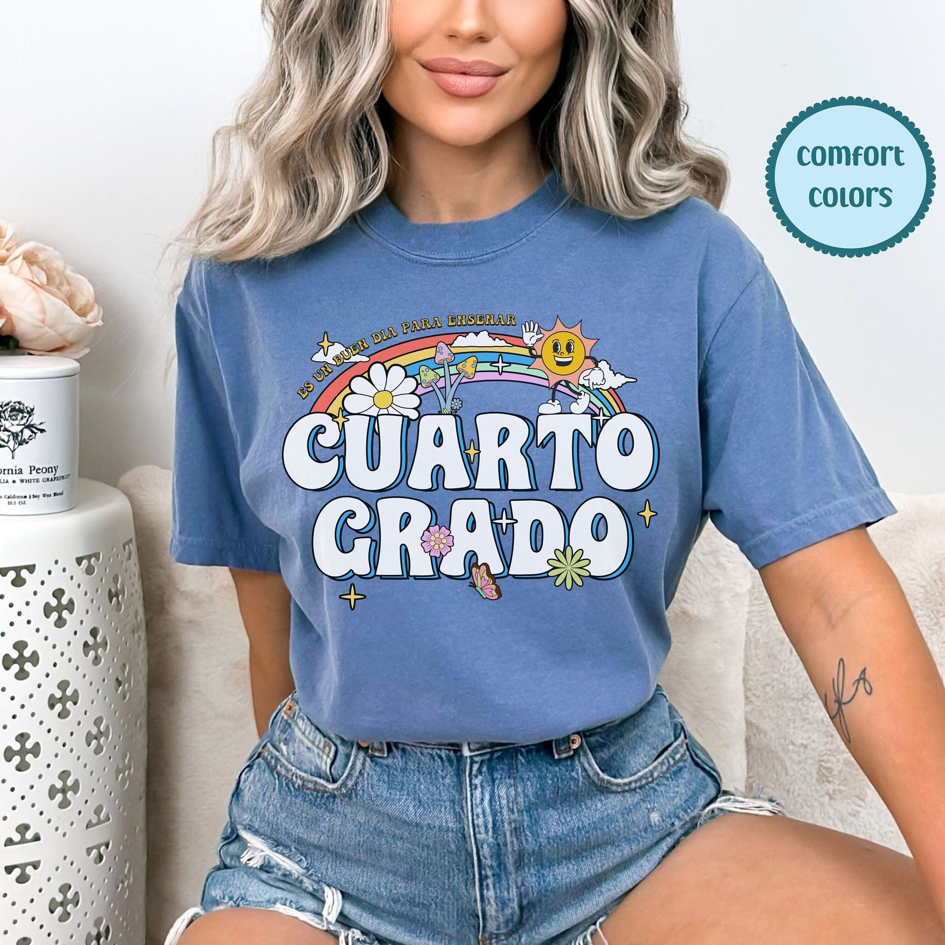 Cuarto Grado, Maestra Cuarto Grado, Camisas De Maestra, Maestra Español, Maestra Shirt, Maestra Gift, 4th Grade Teacher Shirt, 4th Grade