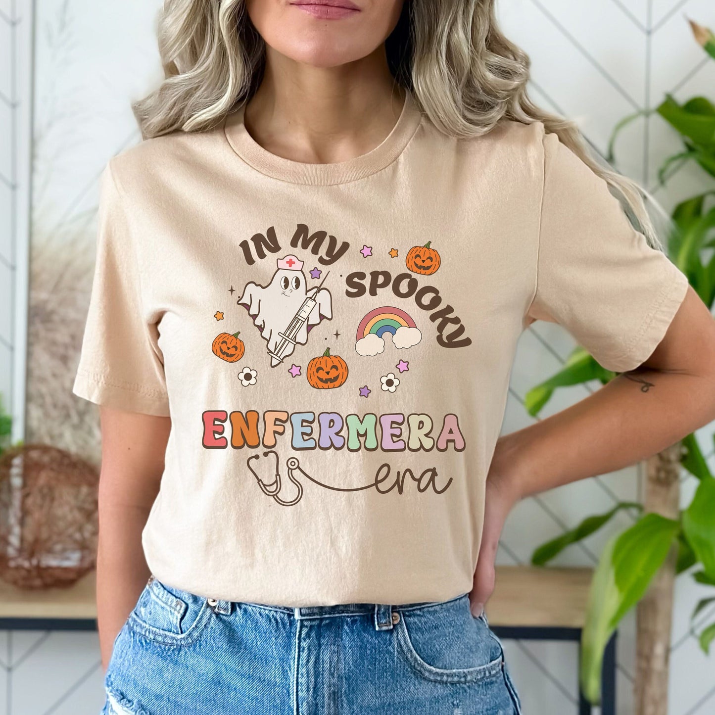 In My Spooky Enfermera Era, Spooky Enfermera, Halloween Nurse T Shirt, Nurse Halloween, Nurses Halloween Shirt, Spooky Nurse Shirt