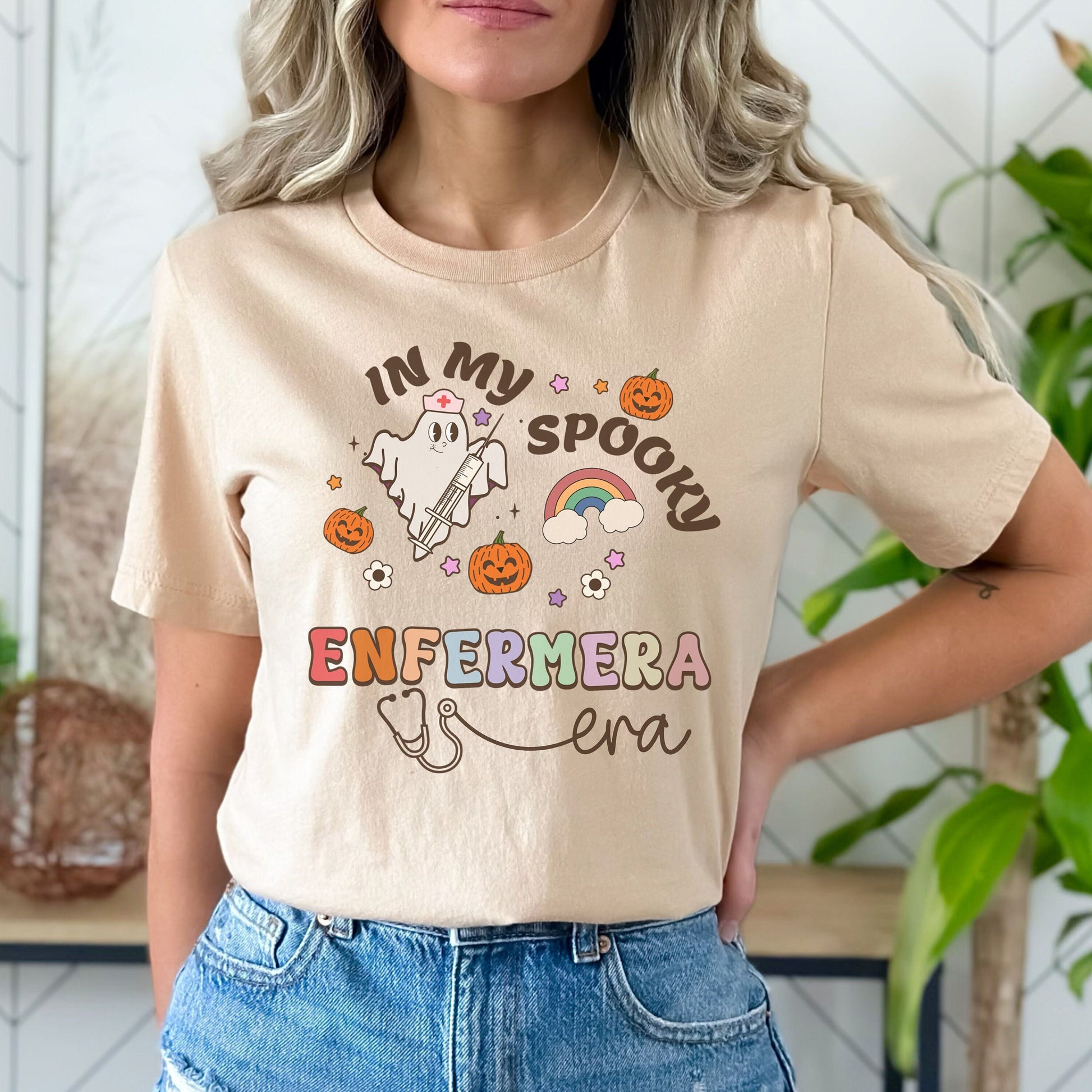 In My Spooky Enfermera Era, Spooky Enfermera, Halloween Nurse T Shirt, Nurse Halloween, Nurses Halloween Shirt, Spooky Nurse Shirt