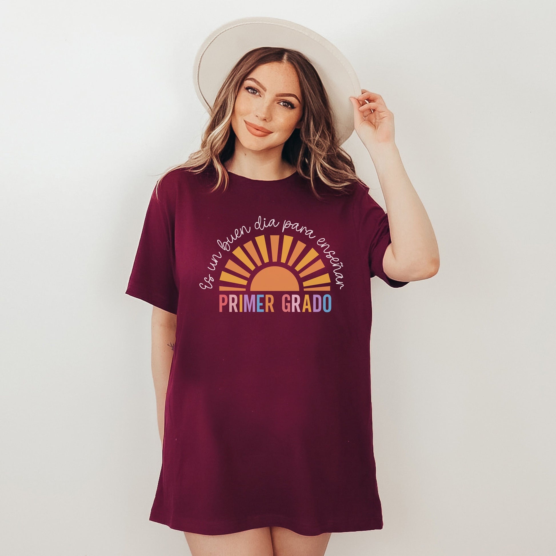 Primer Grado, Maestra Primer Grado, Camisas De Maestra, Maestra Español, Maestra Bilingue, Maestra Shirt, Maestra Gift, First Grade