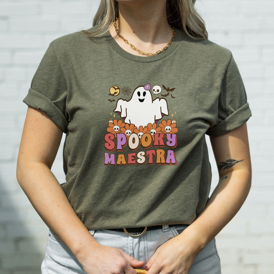 Spooky Maestra Club, Halloween Teacher T Shirt, Teacher Halloween, Teachers Halloween Shirt, Spooky Teacher, Spooky Teacher Shirt, Maestra