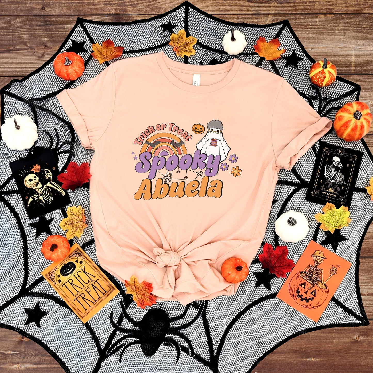Spooky Abuela, Grandma Halloween Shirt, Halloween Grandmother T Shirt, Abuela Halloween Shirt, Cute Ghost T Shirt, Funny Ghost T Shirt