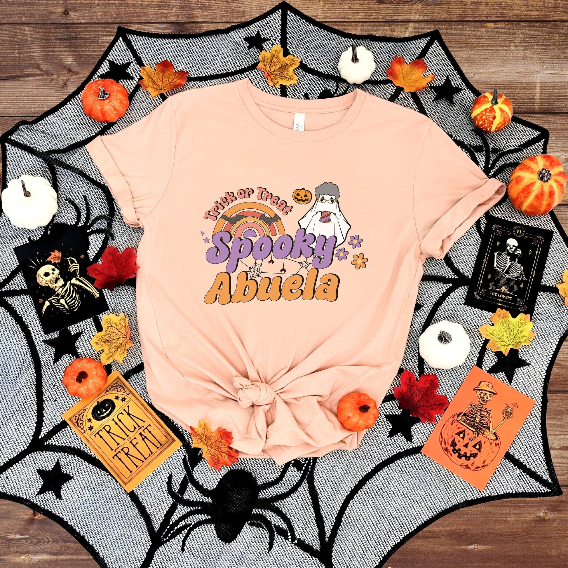 Spooky Abuela, Grandma Halloween Shirt, Halloween Grandmother T Shirt, Abuela Halloween Shirt, Cute Ghost T Shirt, Funny Ghost T Shirt