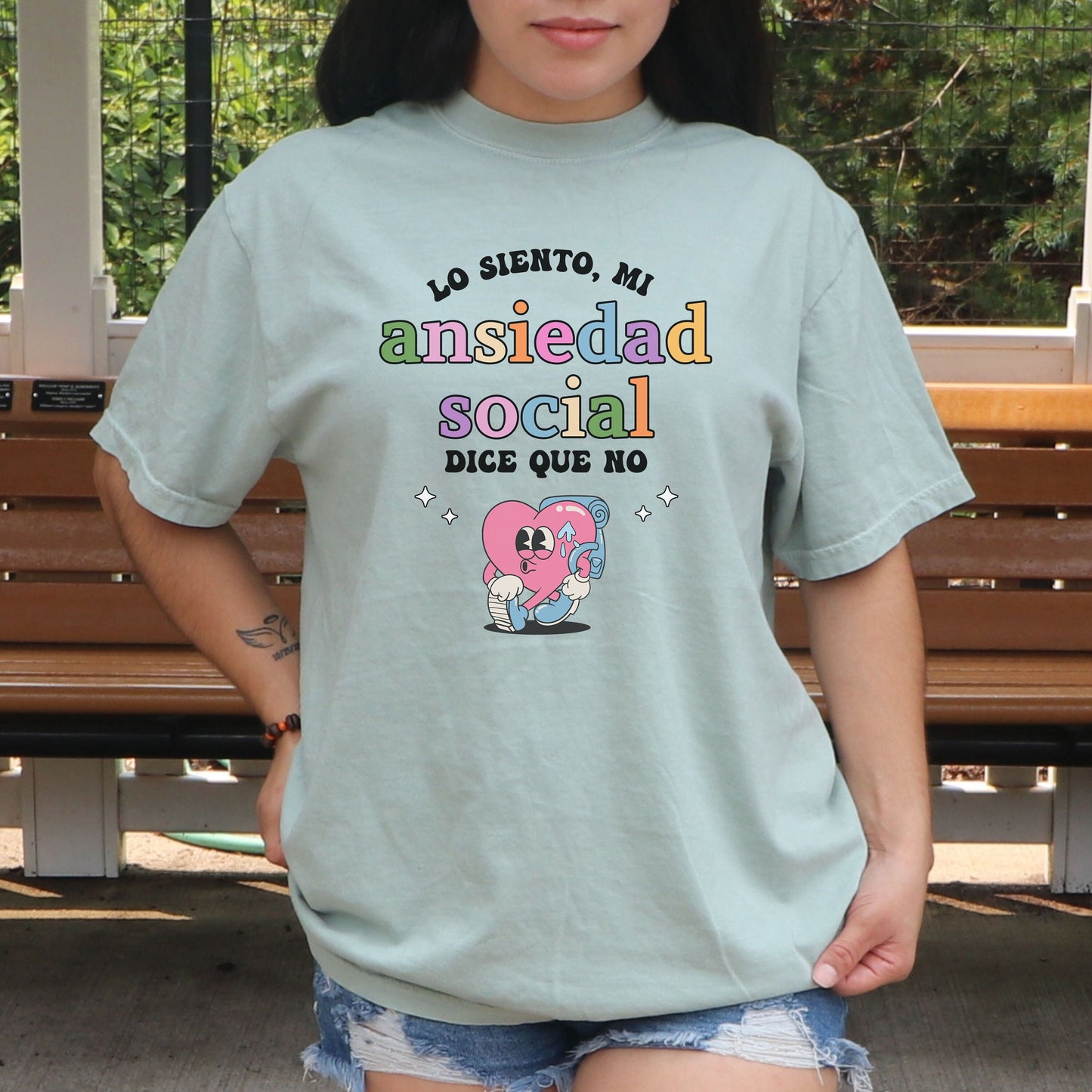 Mi Ansiedad Social Dice Que No, Mental Health Matters, Salud Mental, Mental Health Quote T-Shirt, School Psychologists, Anxiety Shirt