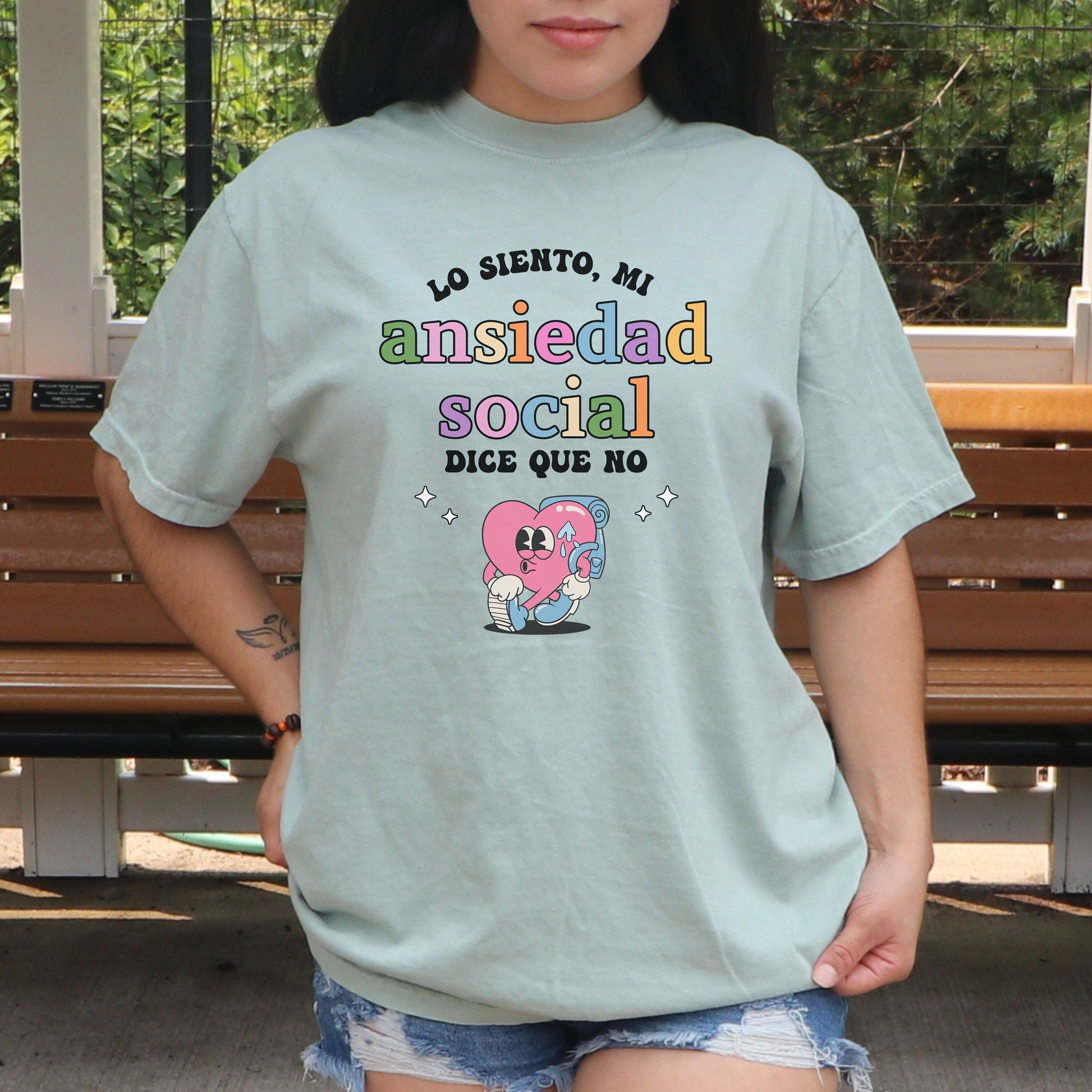 Mi Ansiedad Social Dice Que No, Mental Health Matters, Salud Mental, Mental Health Quote T-Shirt, School Psychologists, Anxiety Shirt