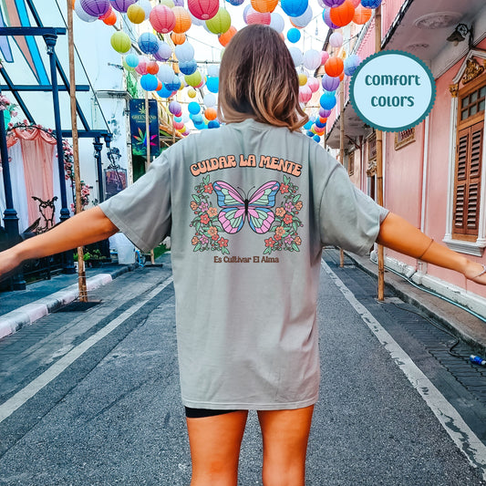 Cuidar La Mente Es Cultivar El Alma, Mental Health Matters, Mental Health Quote T-Shirt, School Psychologists, Anxiety Shirt, Salud Mental