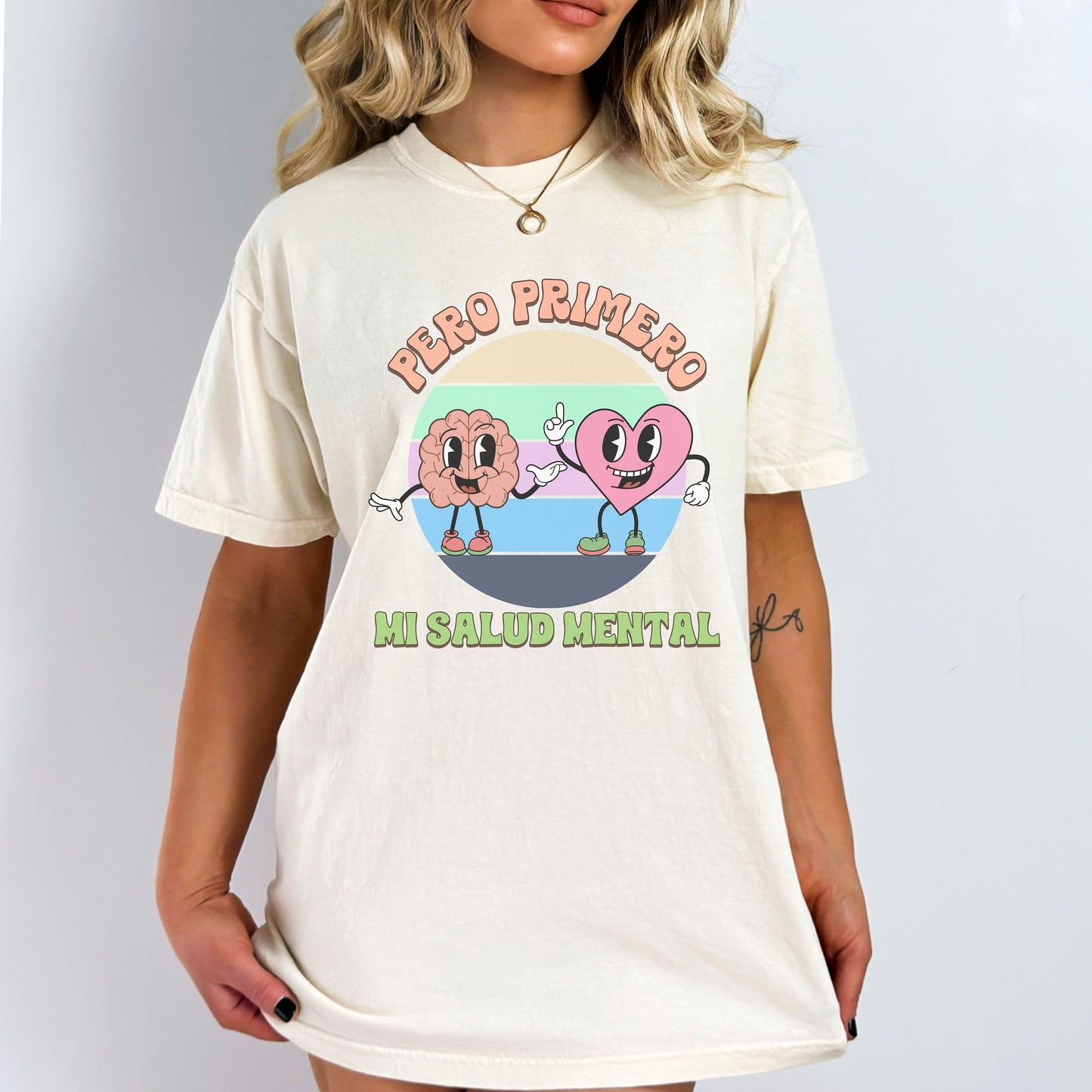 Pero Primero Mi Salud Mental, Mental Health Matters, Mental Health Quote T-Shirt, School Psychologists, Counselor Gifts, Anxiety Shirt