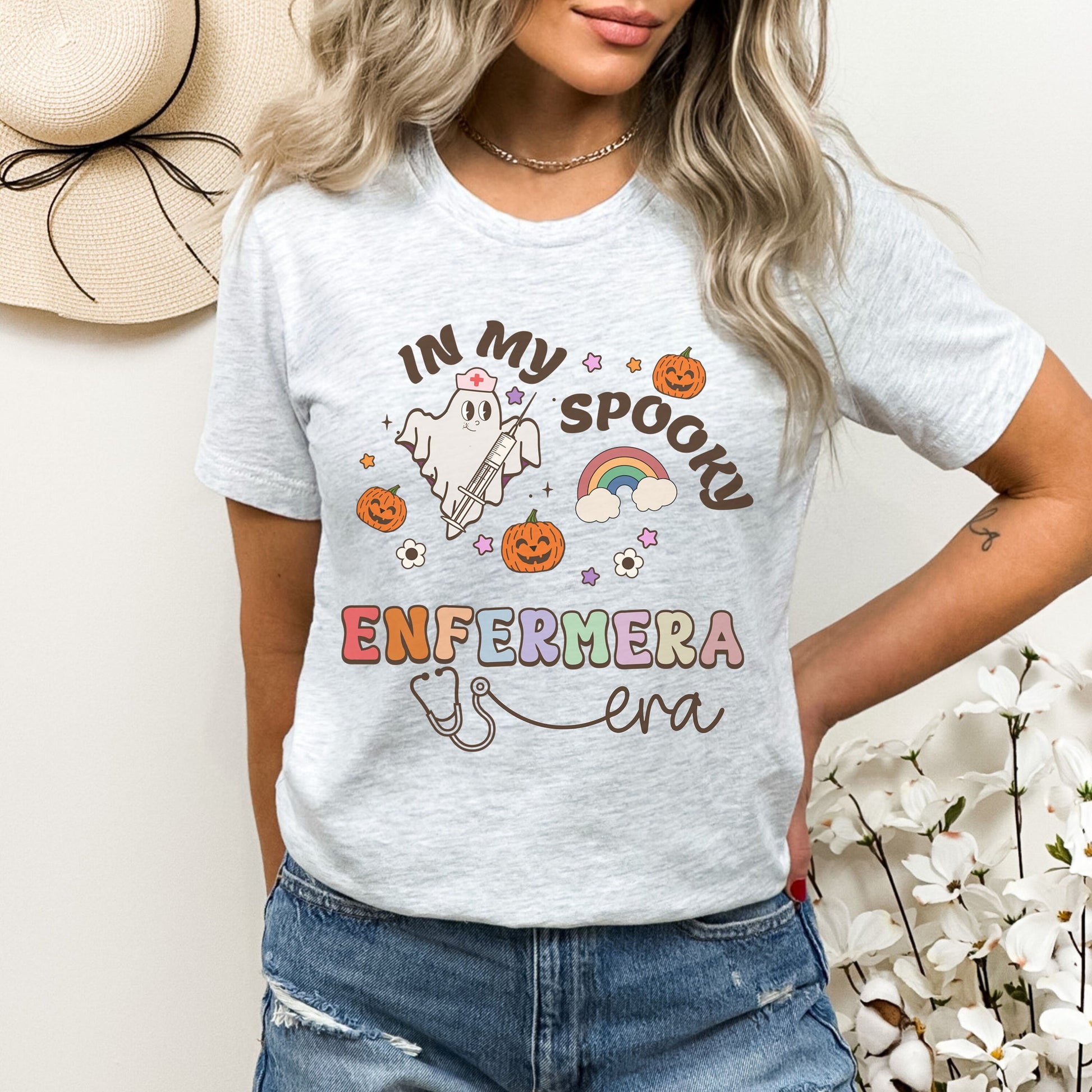 In My Spooky Enfermera Era, Spooky Enfermera, Halloween Nurse T Shirt, Nurse Halloween, Nurses Halloween Shirt, Spooky Nurse Shirt