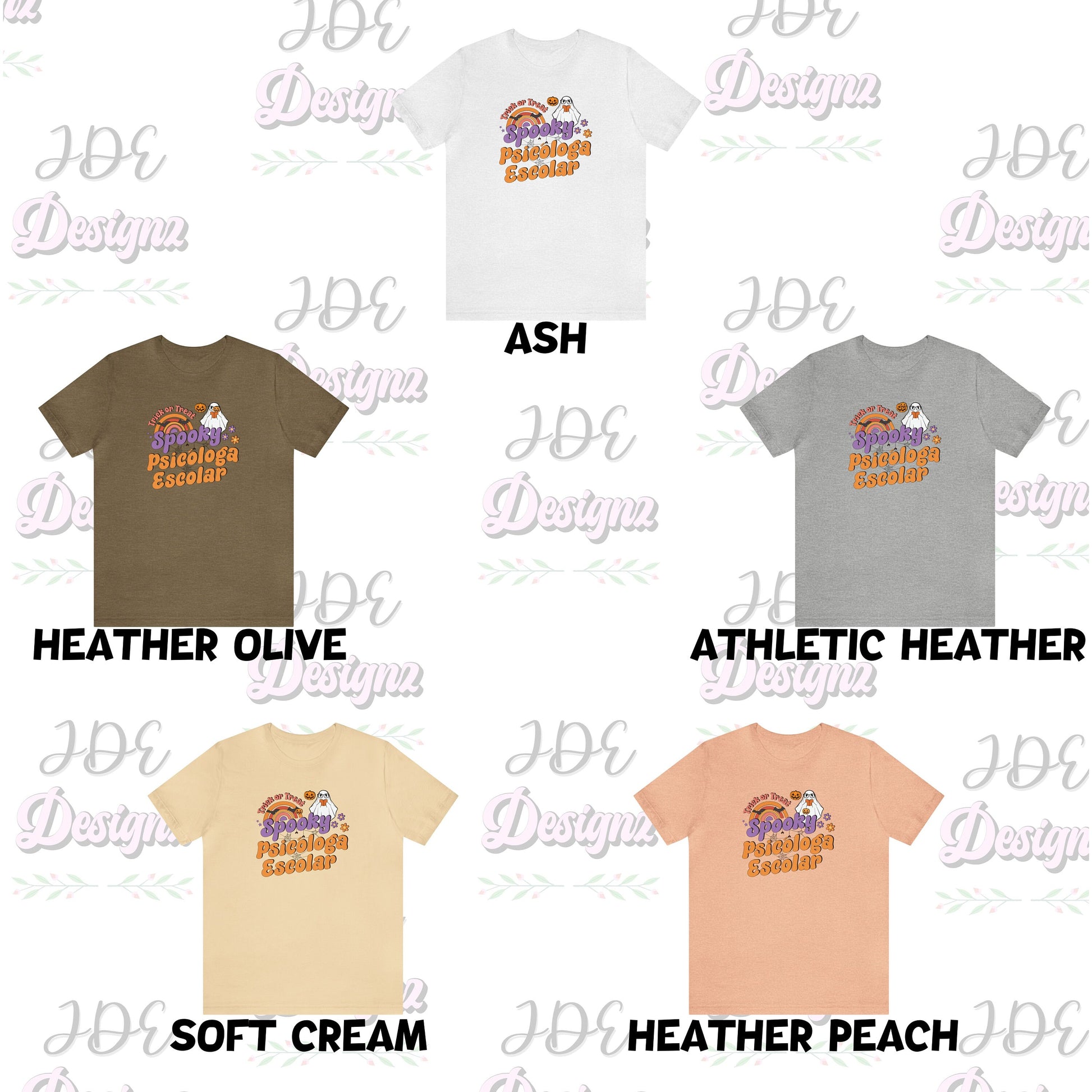 Spooky Psicóloga Escolar, Halloween Psychologist Shirt, School Psychologist Halloween, School Psychology Shirt, Psychologist Halloween Shirt