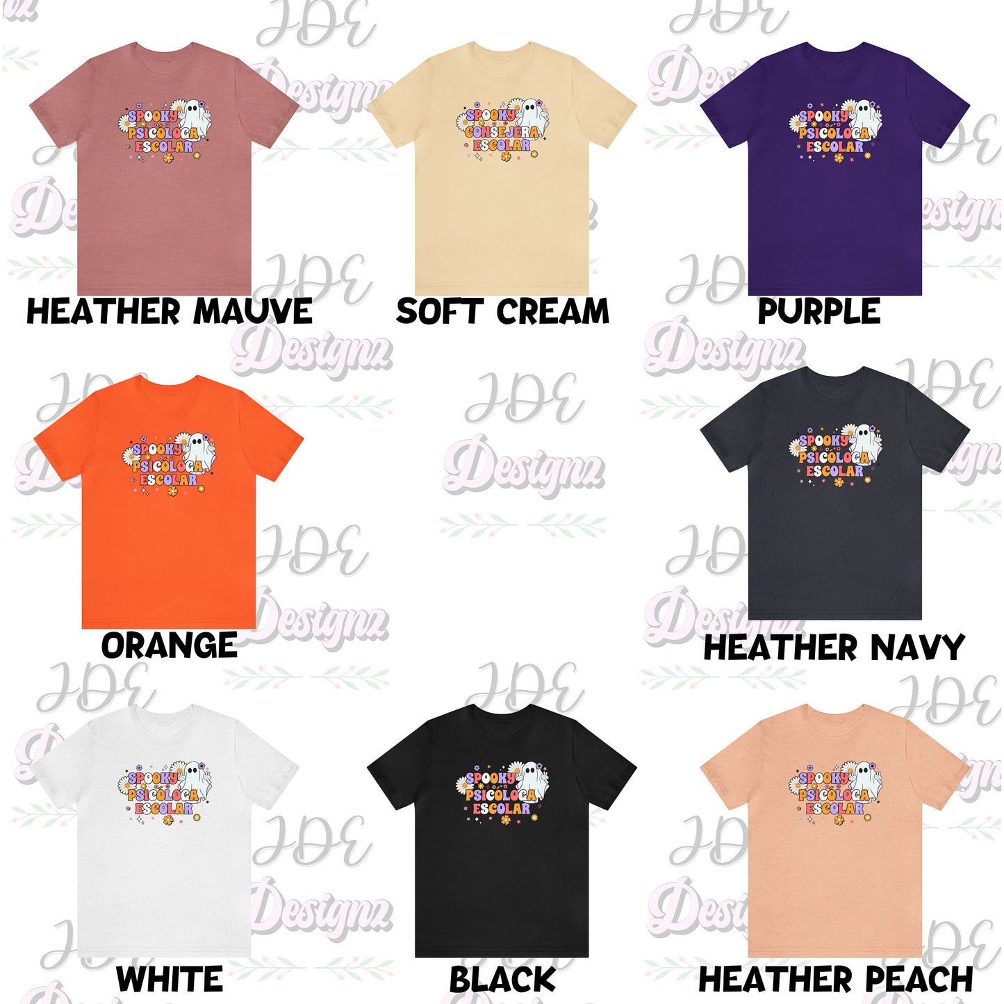 Spooky Psicóloga Escolar, Halloween Psychologist Shirt, School Psychologist Halloween, School Psychology Shirt, Psychologist Halloween Shirt