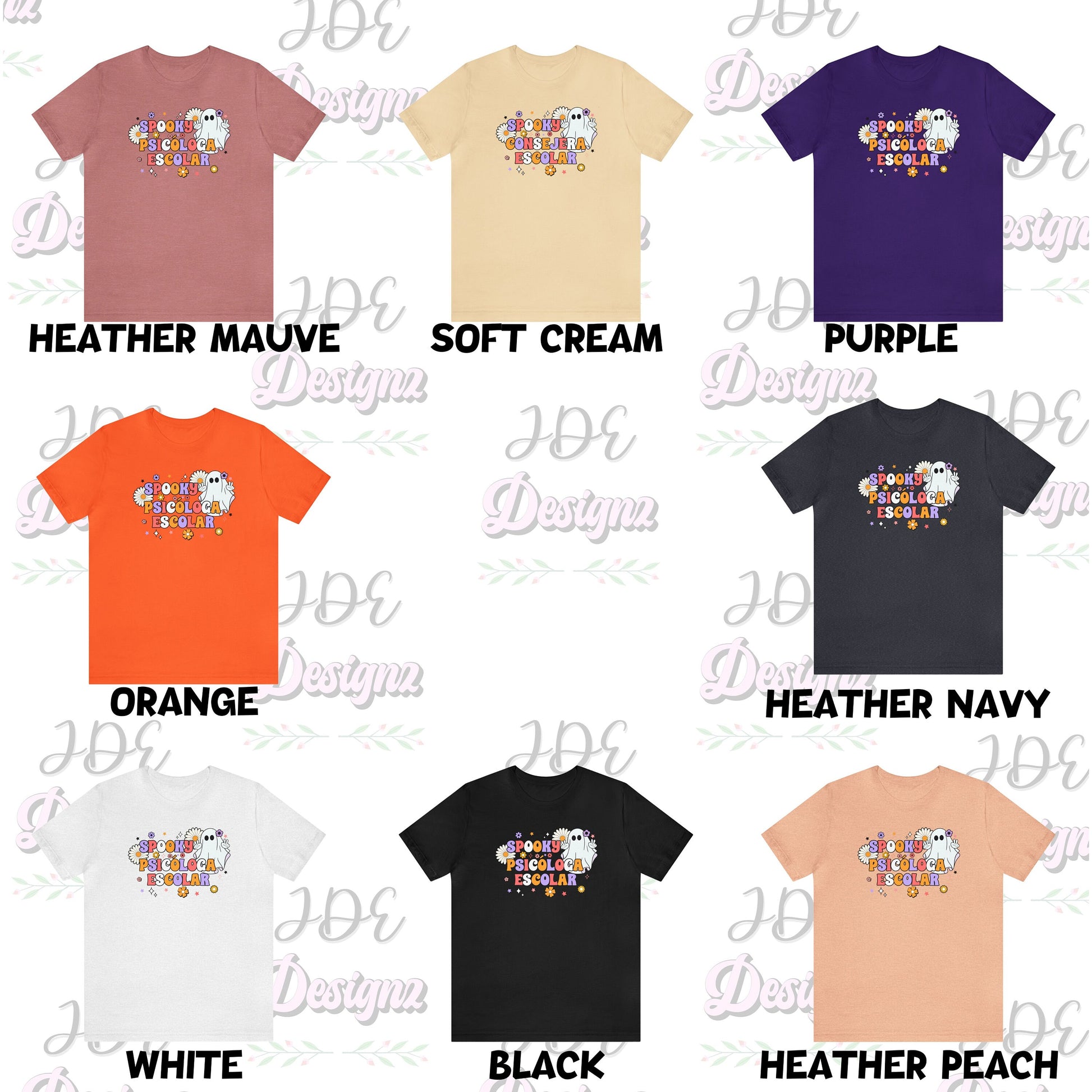 Spooky Psicóloga Escolar, Halloween Psychologist Shirt, School Psychologist Halloween, School Psychology Shirt, Psychologist Halloween Shirt