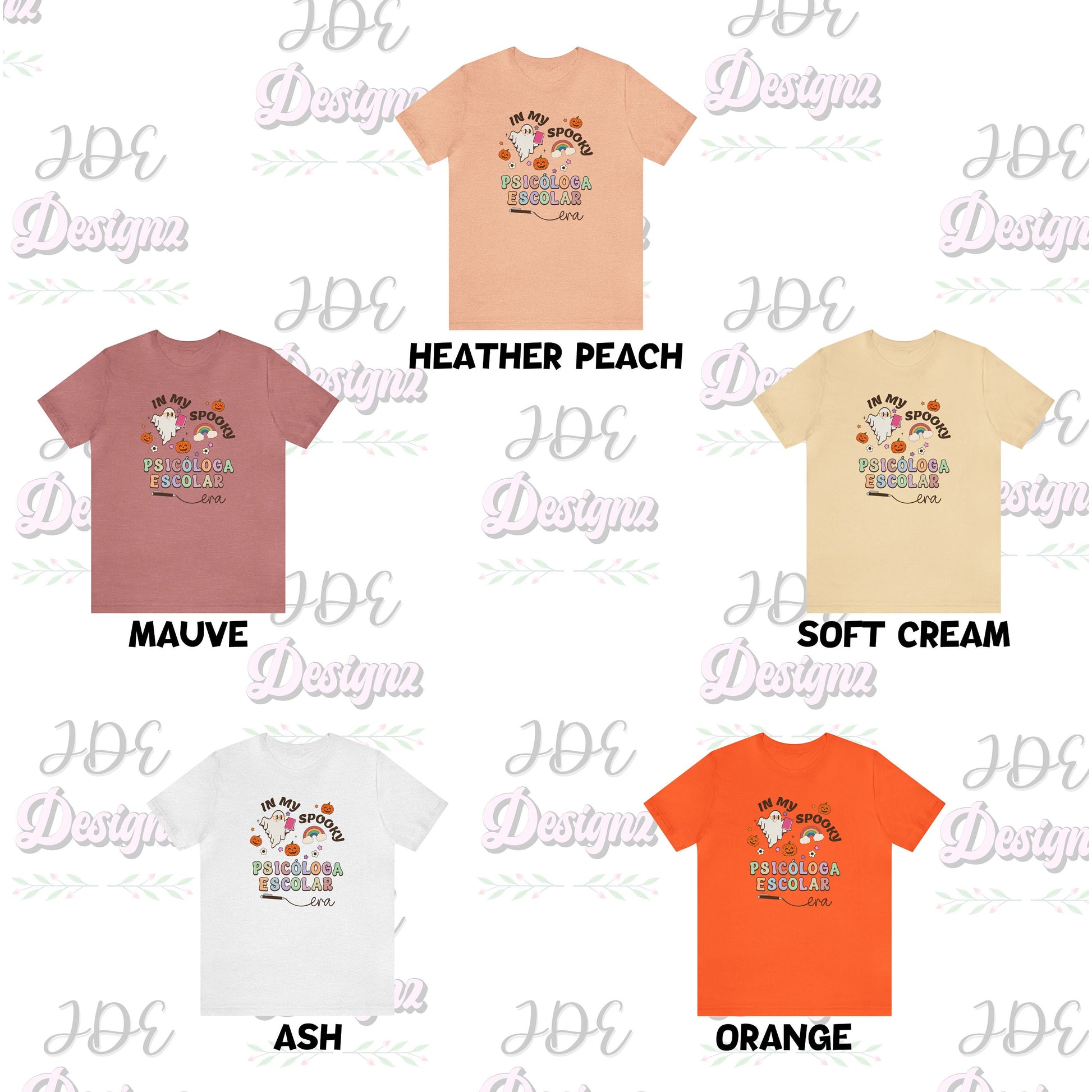 Spooky Psicóloga Escolar, Halloween Psychologist Shirt, School Psychologist Halloween, School Psychology Shirt, Psychologist Halloween Shirt