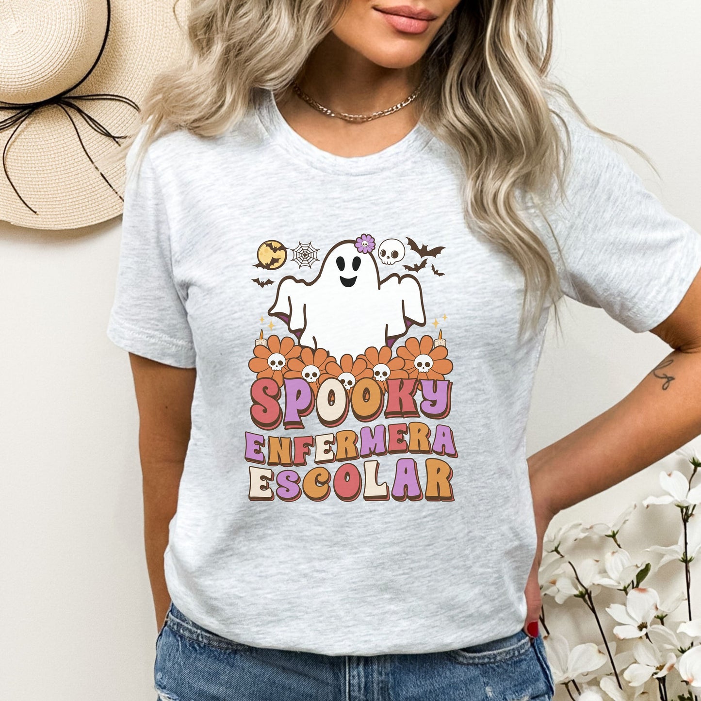 Spooky Enfermera, Halloween Nurse T Shirt, Nurses Halloween Shirt, Spooky Nurse, Spooky Nurse Shirt, Halloween School Nurse Shirt, Nurses