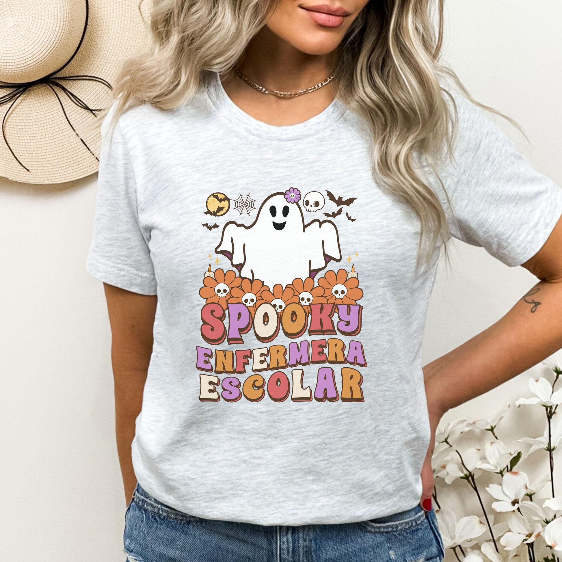 Spooky Enfermera, Halloween Nurse T Shirt, Nurses Halloween Shirt, Spooky Nurse, Spooky Nurse Shirt, Halloween School Nurse Shirt, Nurses