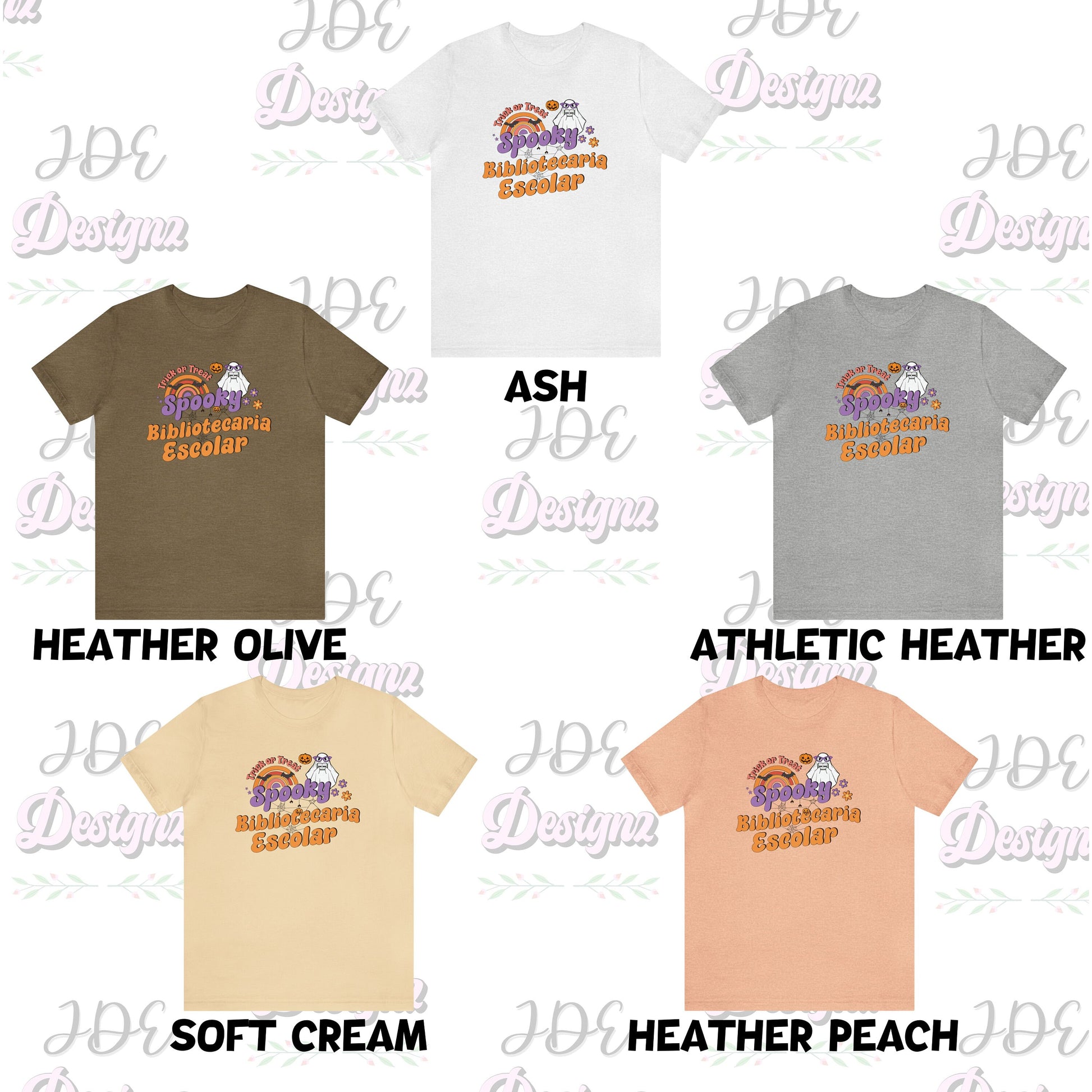 Spooky Bibliotecaria Escolar, Halloween School Librarian, School Librarian Shirt, Spooky School Librarian, Halloween School Librarian Shirt