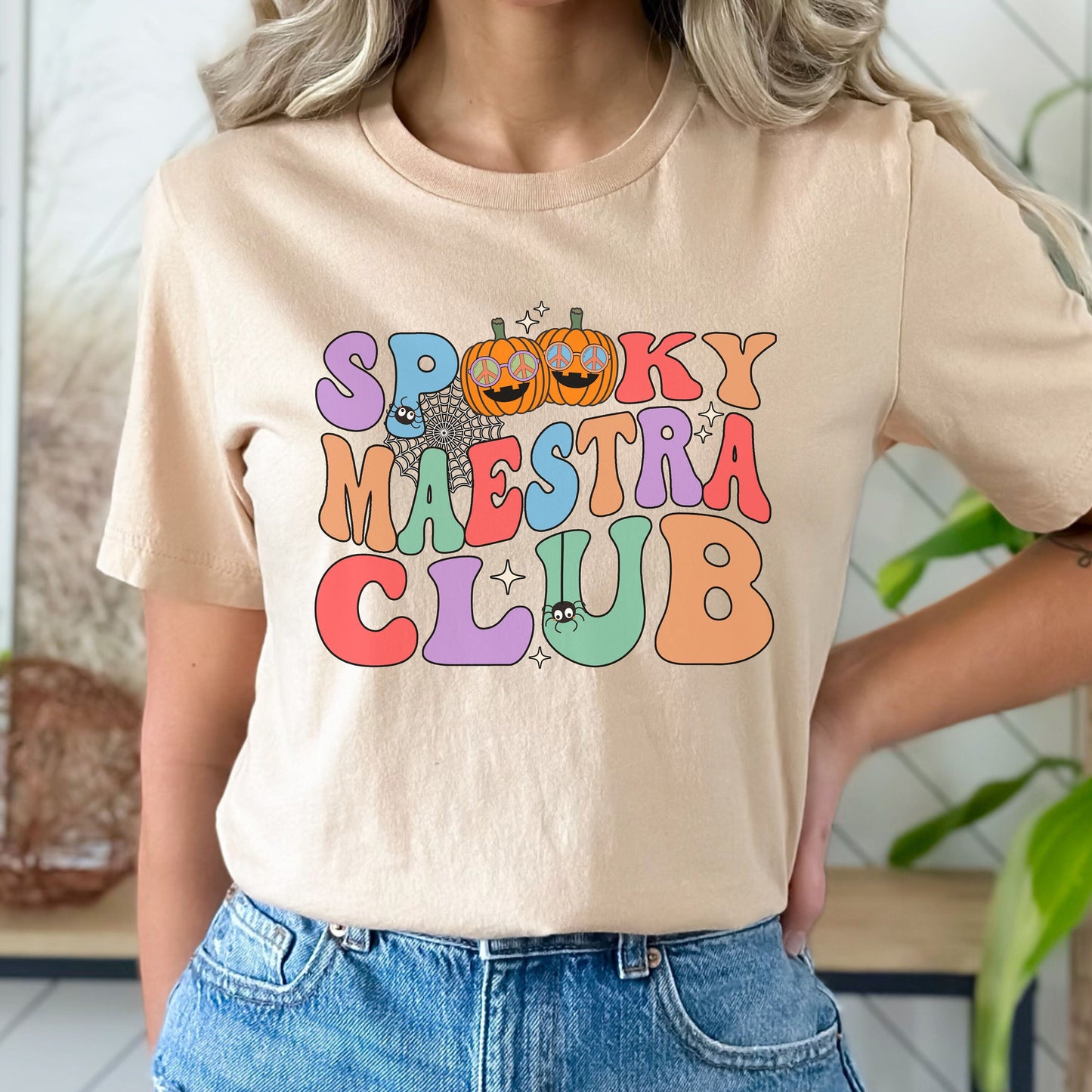 Spooky Maestra Club, Halloween Teacher T Shirt, Teacher Halloween, Teachers Halloween Shirt, Spooky Teacher, Spooky Teacher Shirt